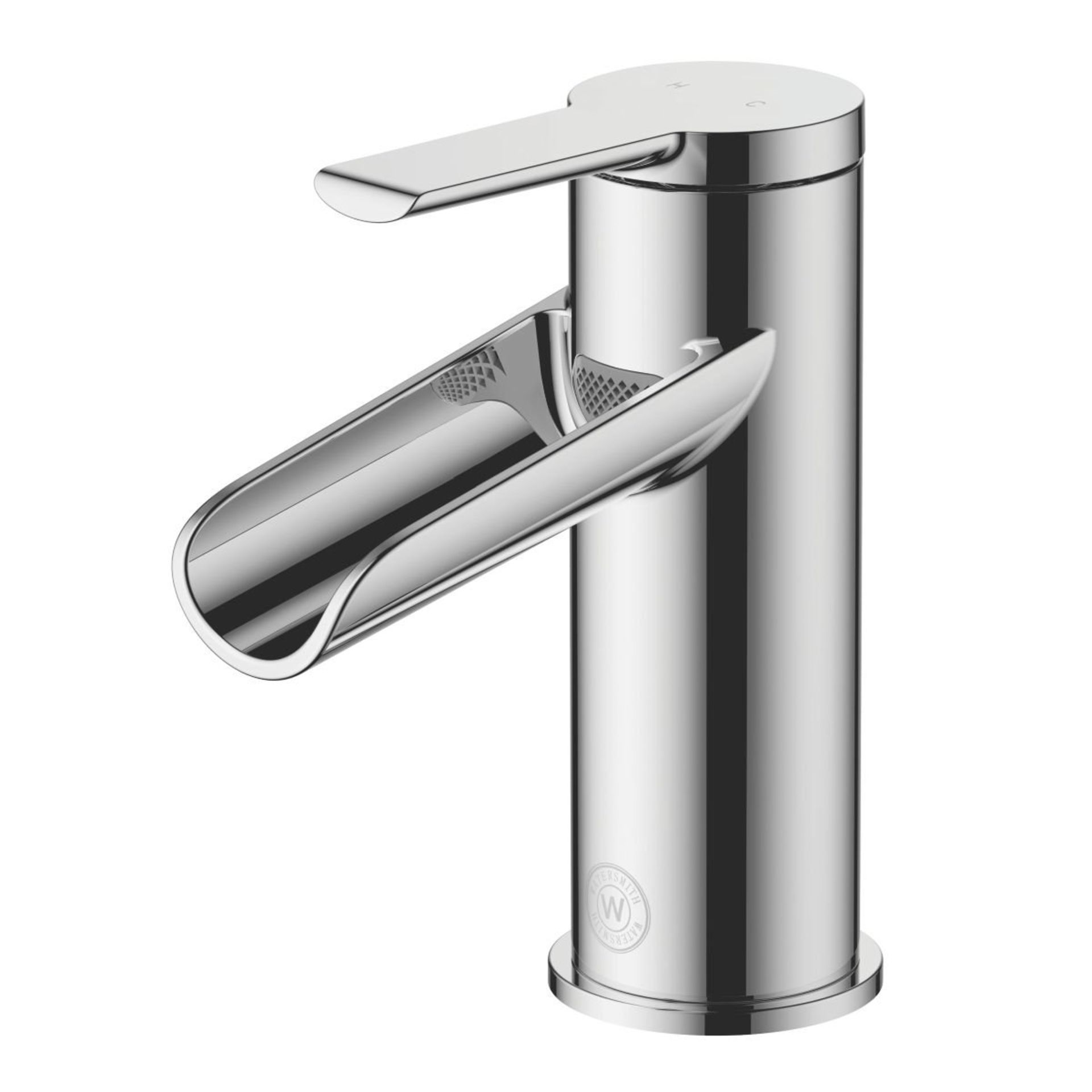 (XX73) Heritage Abbey Waterfall Basin Mono Mixer Tap with Clicker Waste. Single Lever Operation...