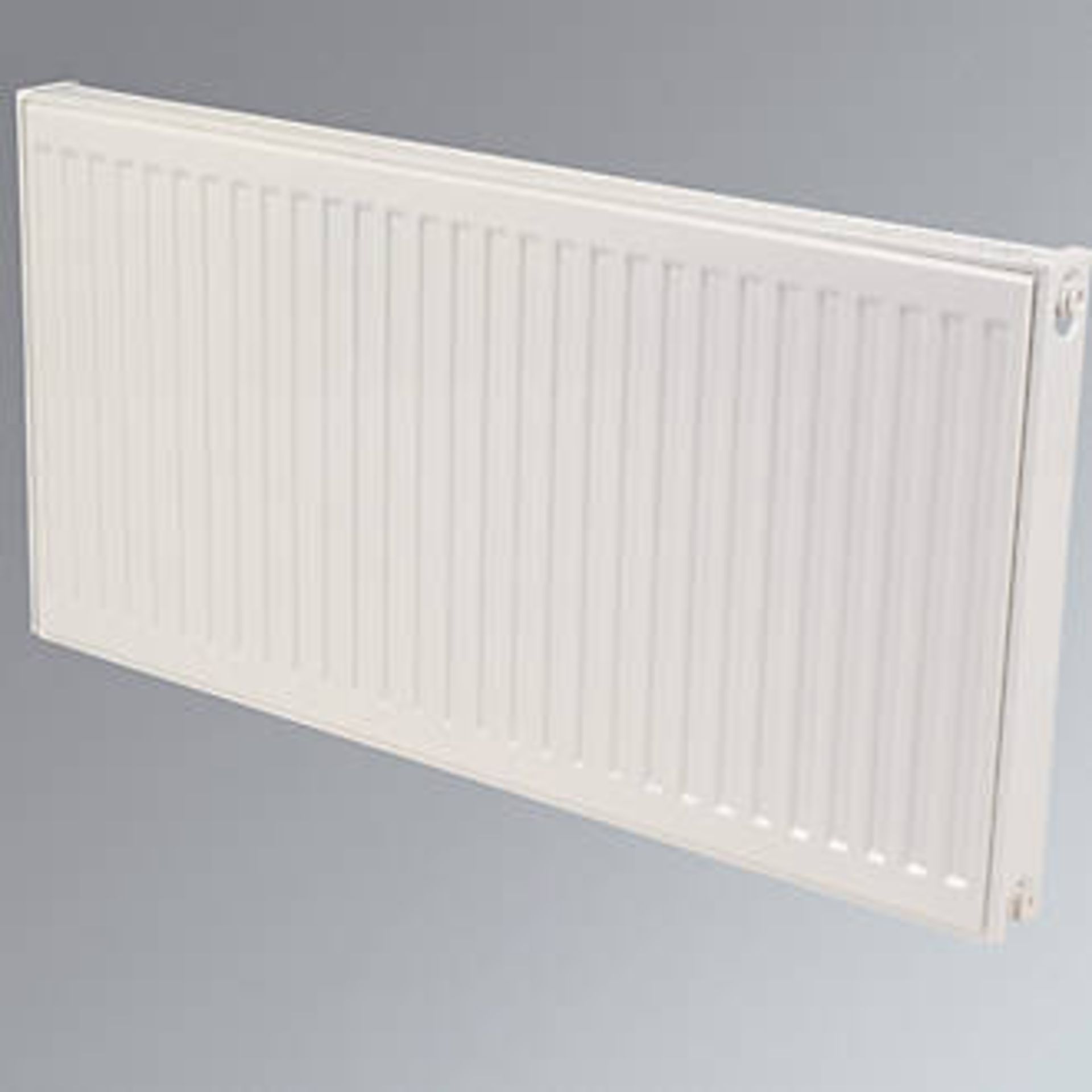 (LL88) 600 X 1400MM KUDOX PREMIUM TYPE 11 SINGLE-PANEL SINGLE CONVECTOR RADIATOR WHITE. RRP £71.