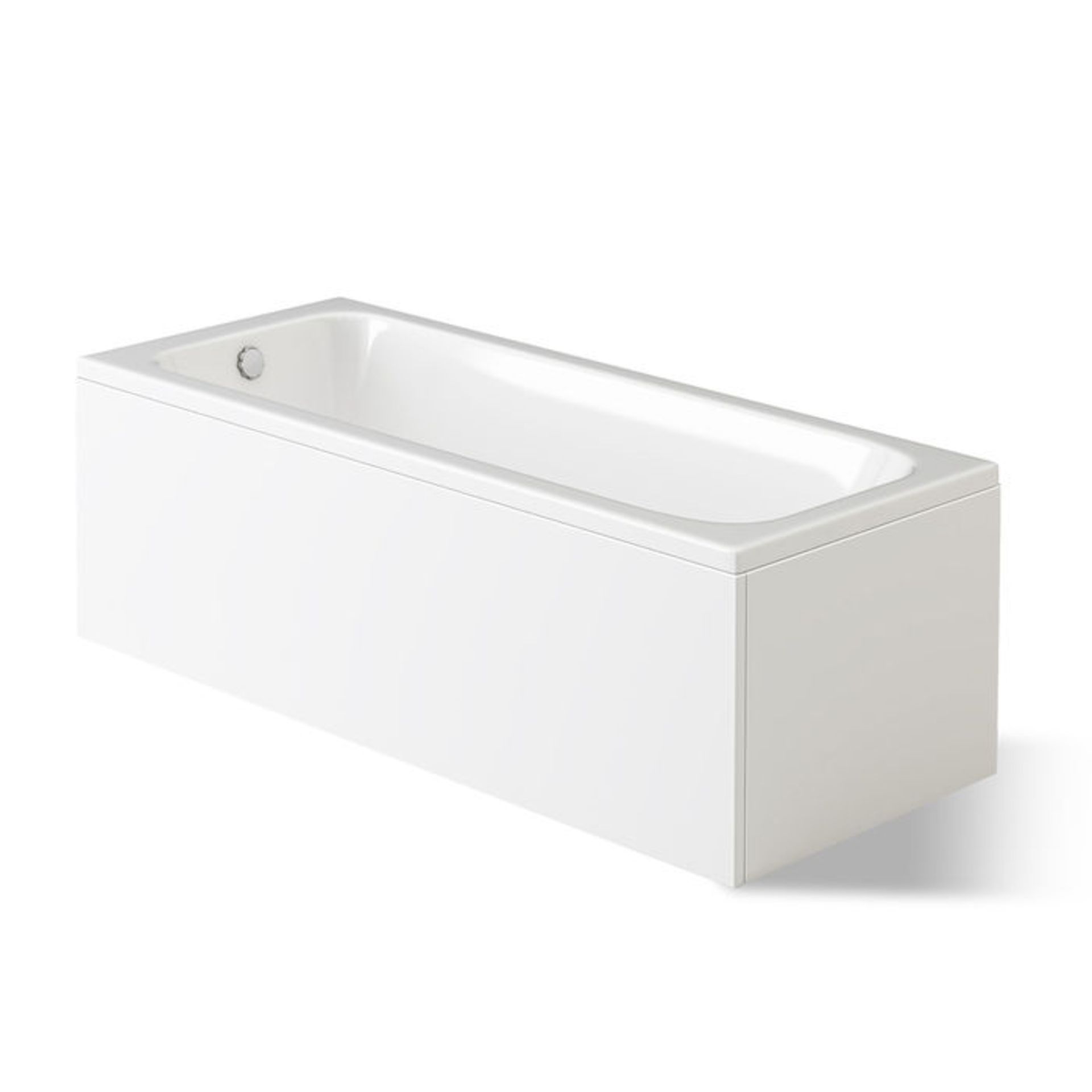 (XX66) 1700x700x390mm Round Single Ended Bath with Panel. COMES COMPLETE WITH SIDE PANEL. RRP ?... - Image 3 of 3