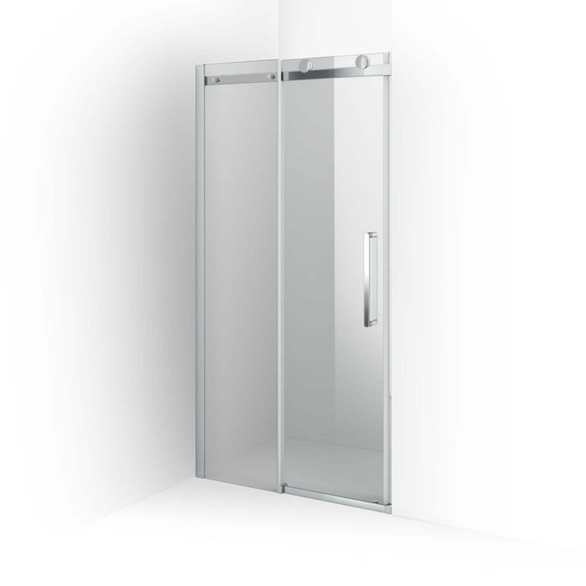 (XX6) 1000mm - 10mm - Premium Frameless EasyClean Sliding Shower Door. RRP £430.99. 10mm Briti... - Image 5 of 5