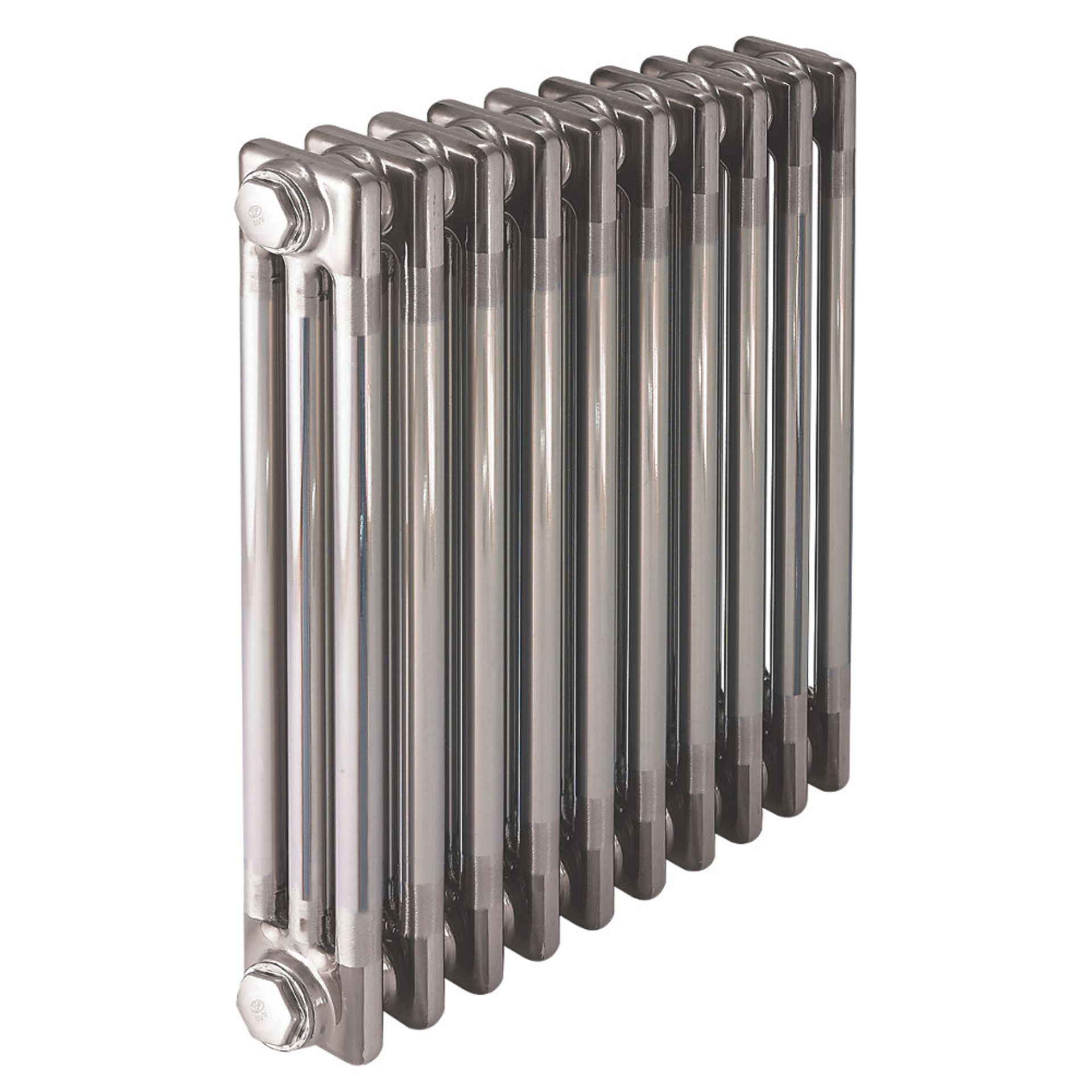 (XX51) 600x1226mm Triple Traditional Colloseum Horizontal Designer Raw Metal Radiator. RRP £49... - Image 2 of 3