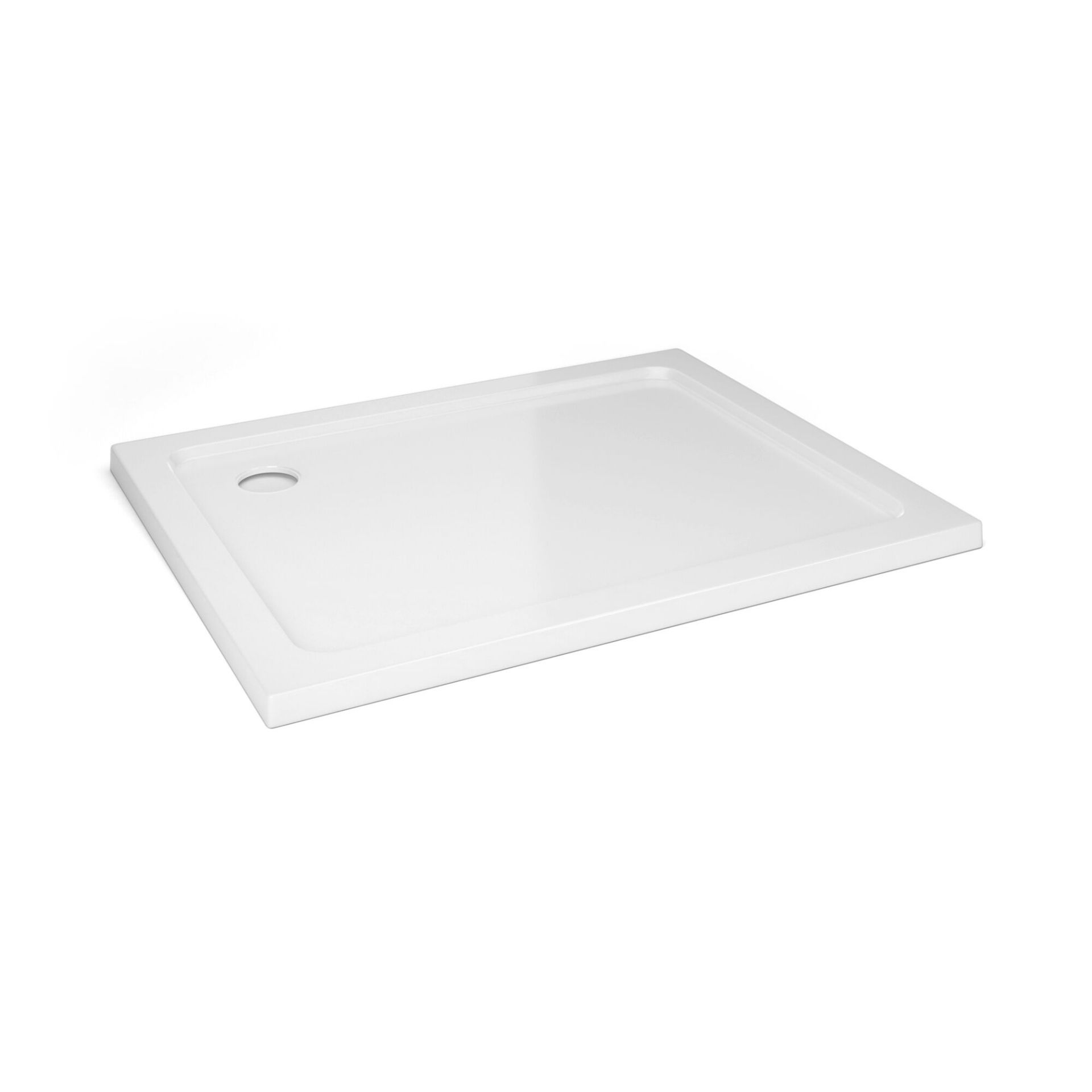 (DW23) 1000x800mm Rectangular Ultra Slim Stone Shower Tray. Low profile ultra slim design Gel ... - Image 2 of 2