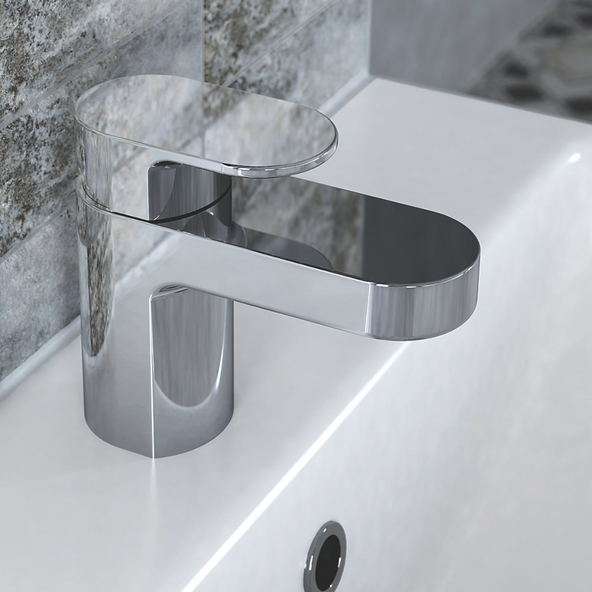 (PP97) Bristan Frenzy Basin Mono Mixer Tap. Chrome-plated brass. Ceramic disc technology ensures - Image 5 of 5