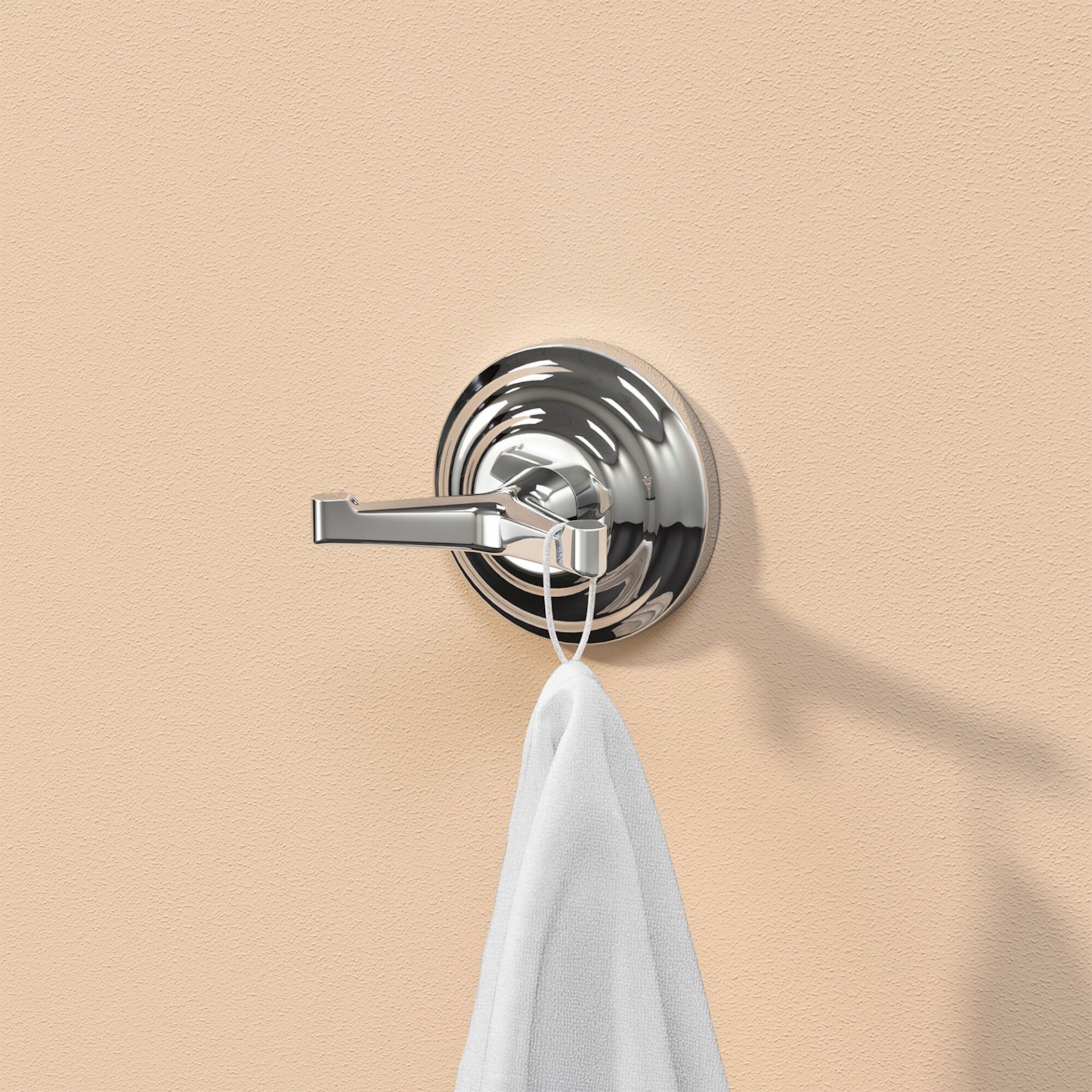 (D1004) York Robe Hook Finishes your bathroom with a little extra functionality and style Mad...