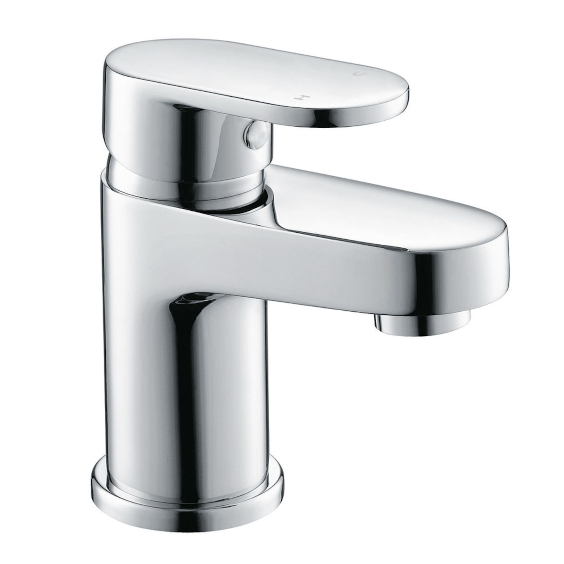 (D1026) Boll Mono Sink Mixer Tap - Cloakroom Chrome Plated Solid Brass Mixer cartridge Minim...