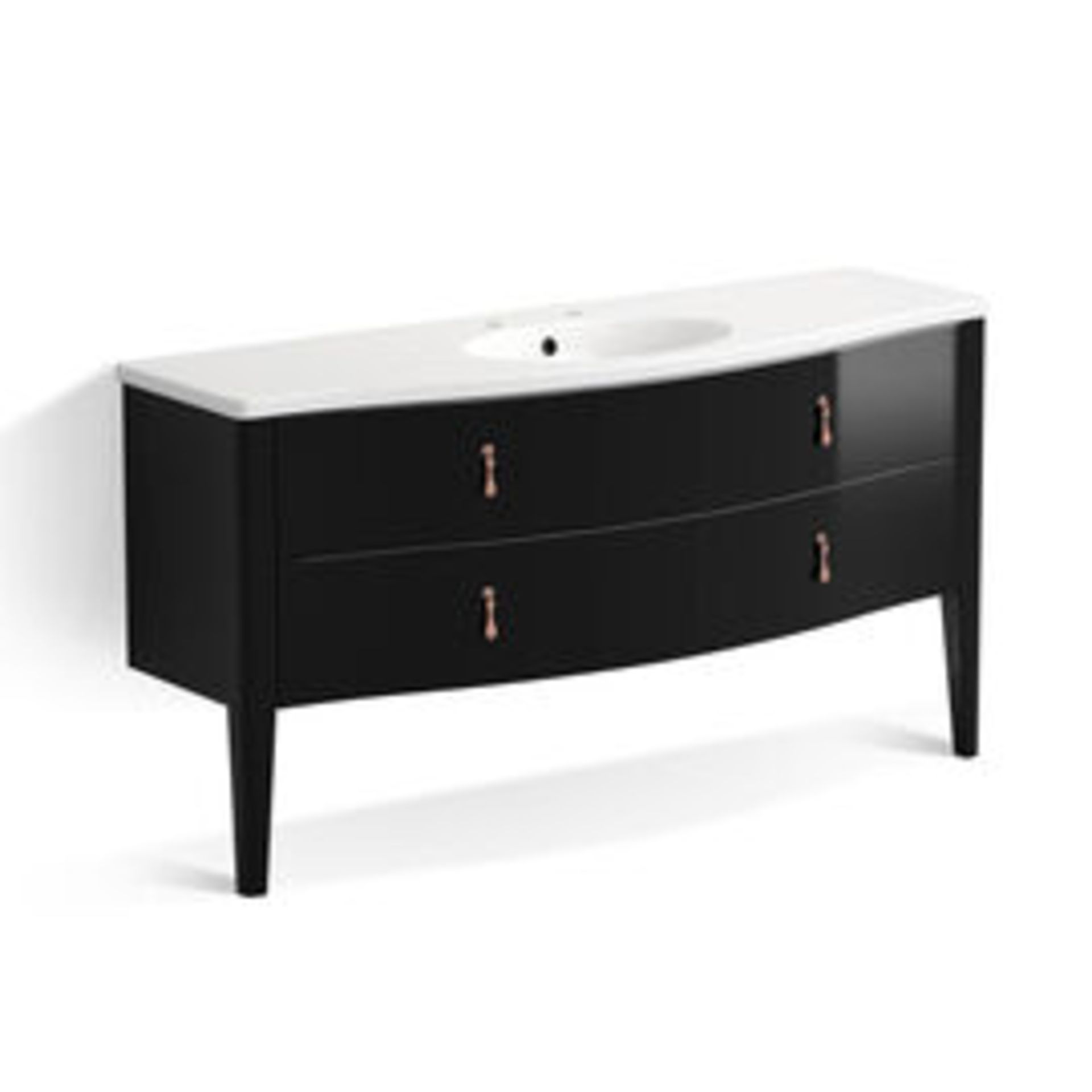 (MQ3) Antoinette Vanity Unit. Comes complete with basin. Comes complete with basin. Add a touc... - Image 3 of 7