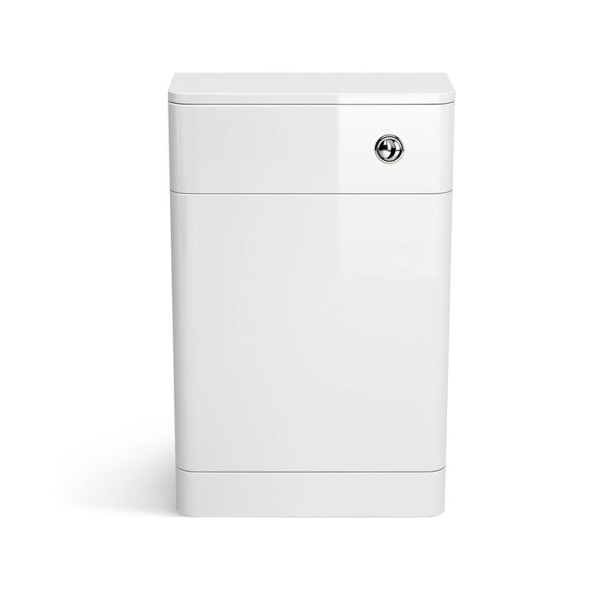 (MQ65) 500mm Gloss White Back To Wall Toilet Unit. RRP £199.99. Engineered with everyday use i... - Image 5 of 5