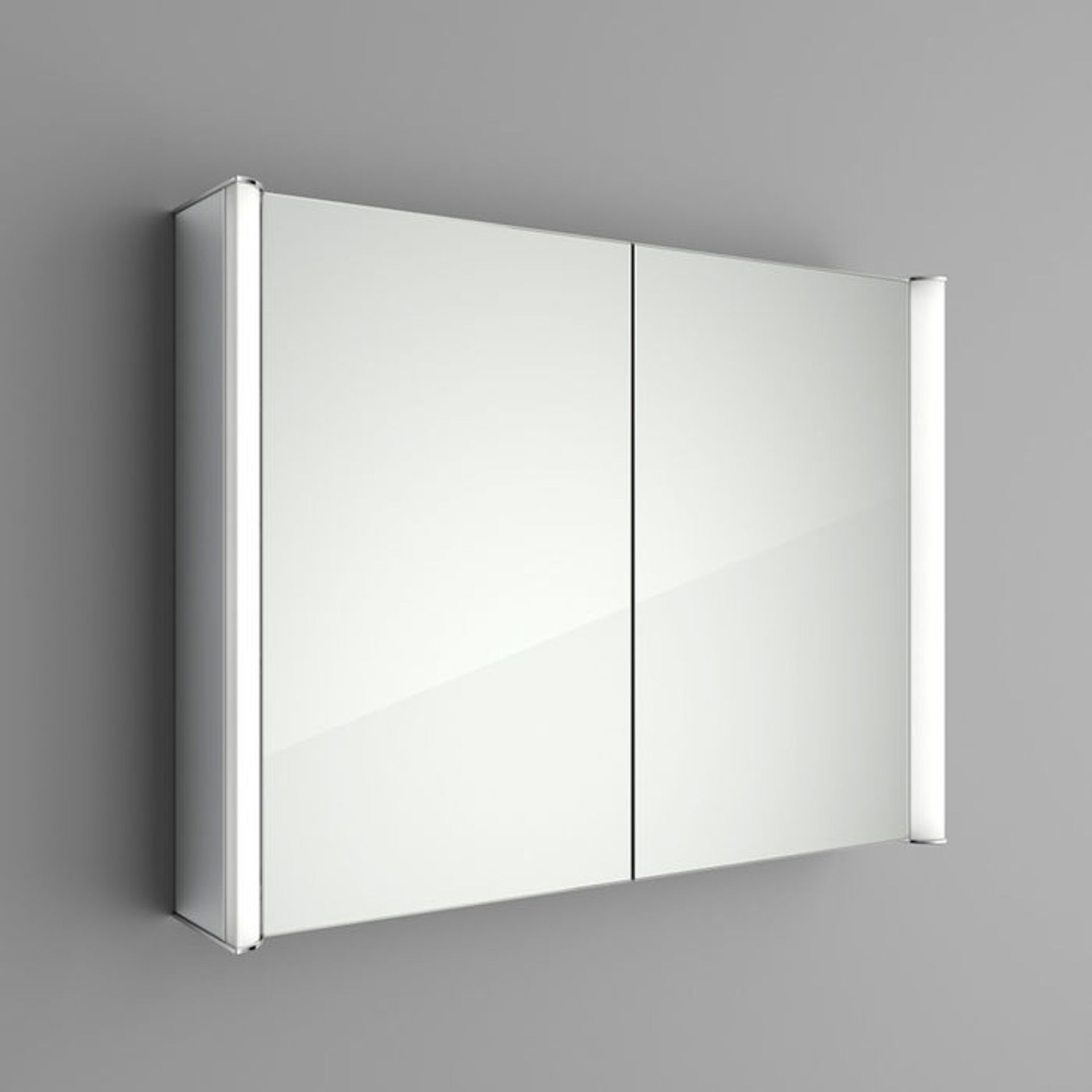 (MQ36) 800x600mm Bloom Illuminated LED Mirror Cabinet - Shaver Socket. RRP £329.99. Double Sid... - Image 3 of 4