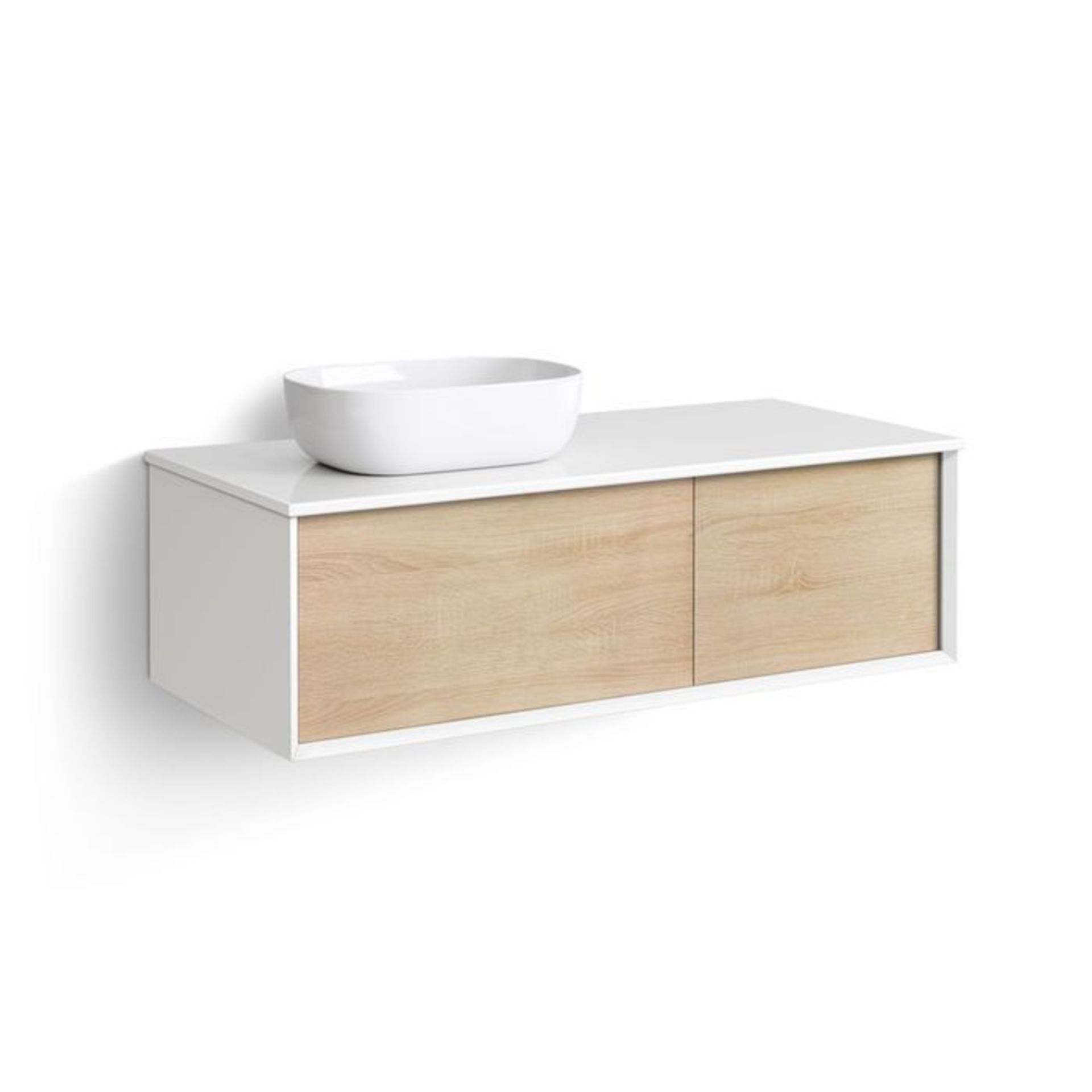 (MQ2) 1200mm Berg Countertop Vanity Unit. Includes a countertop basin, providing an elegant st... - Image 4 of 4