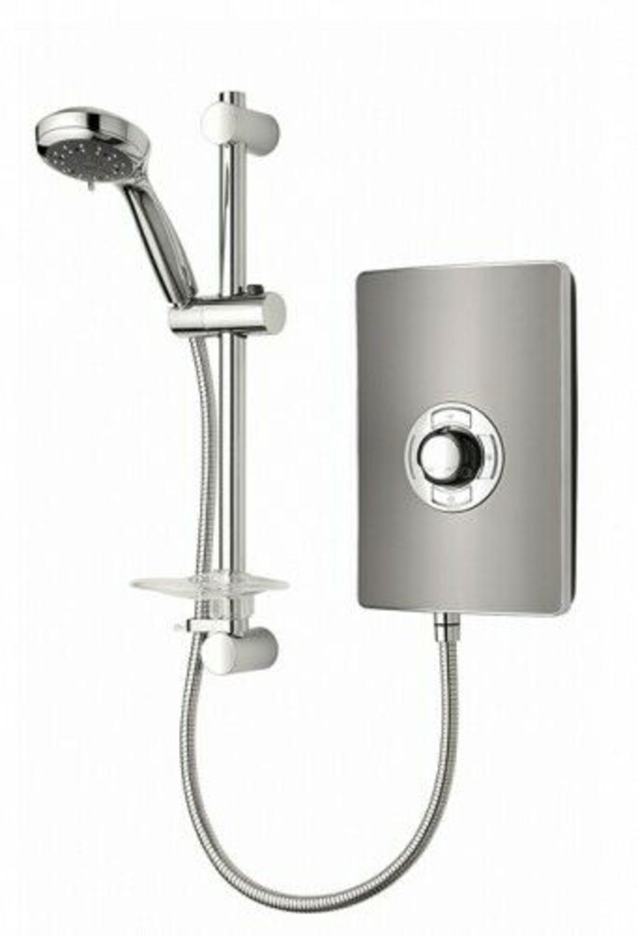 (A80) Triton Aspirante - 9.5kW Shower & Kit - Gun Metal. RRP £339.00. Temperature Control St...