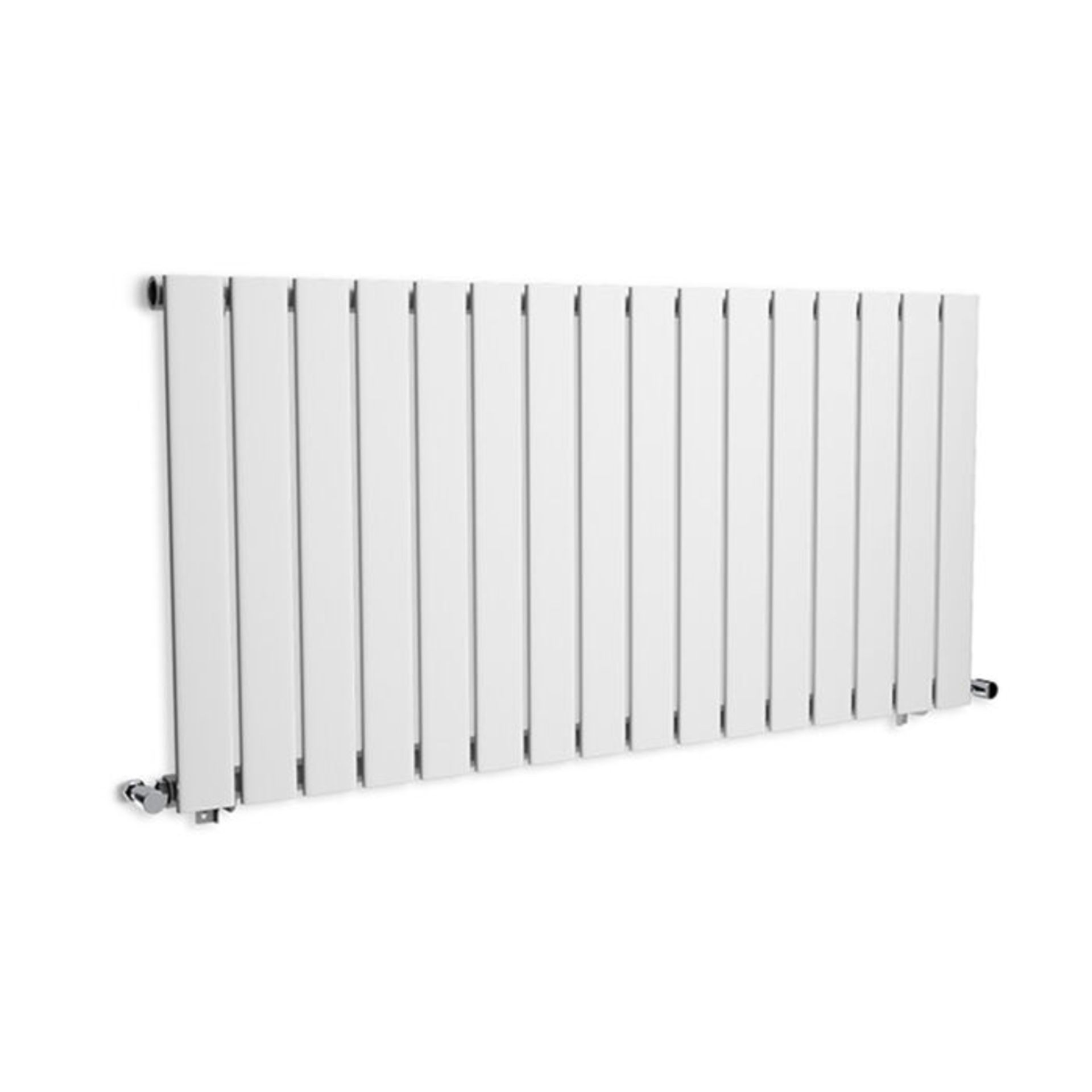 (MQ85) 600x1210mm White Panel Horizontal Radiator. RRP £307.99. Made from low carbon steel wit...