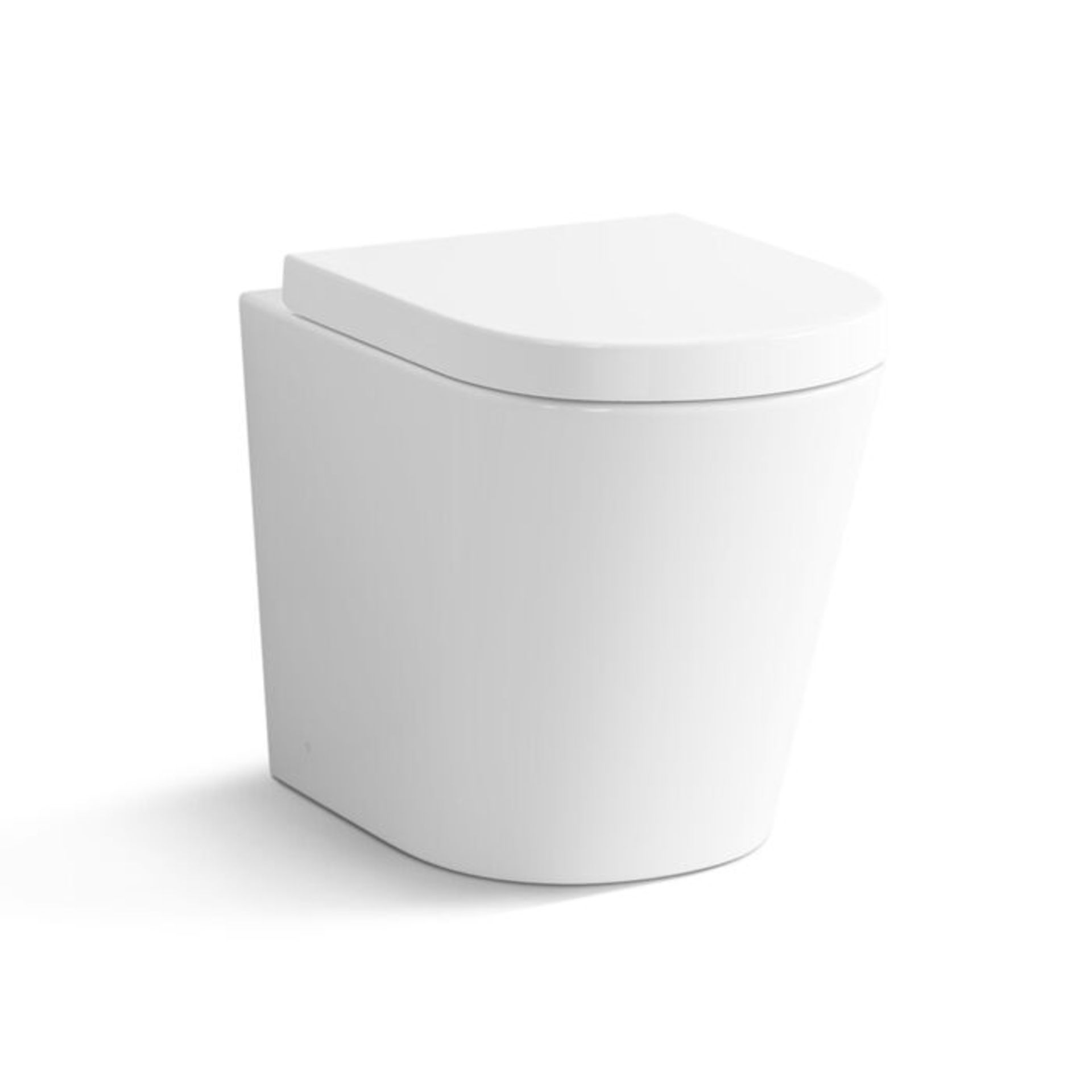 (MQ64) Lyon Back to Wall Toilet inc Luxury Soft Close Seat. Our Lyon back to wall toilet is mad... - Image 4 of 4