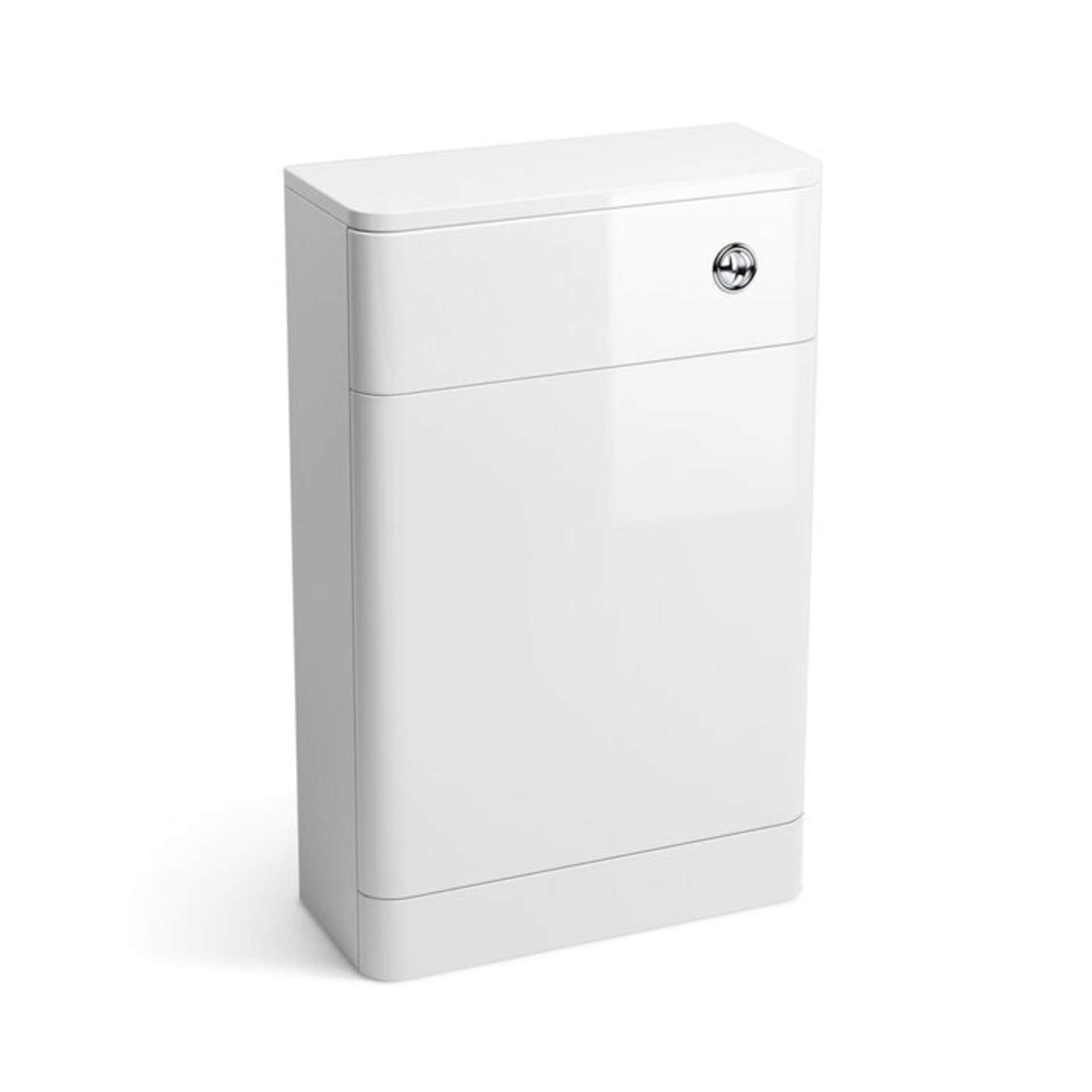 (MQ65) 500mm Gloss White Back To Wall Toilet Unit. RRP £199.99. Engineered with everyday use i... - Image 4 of 5