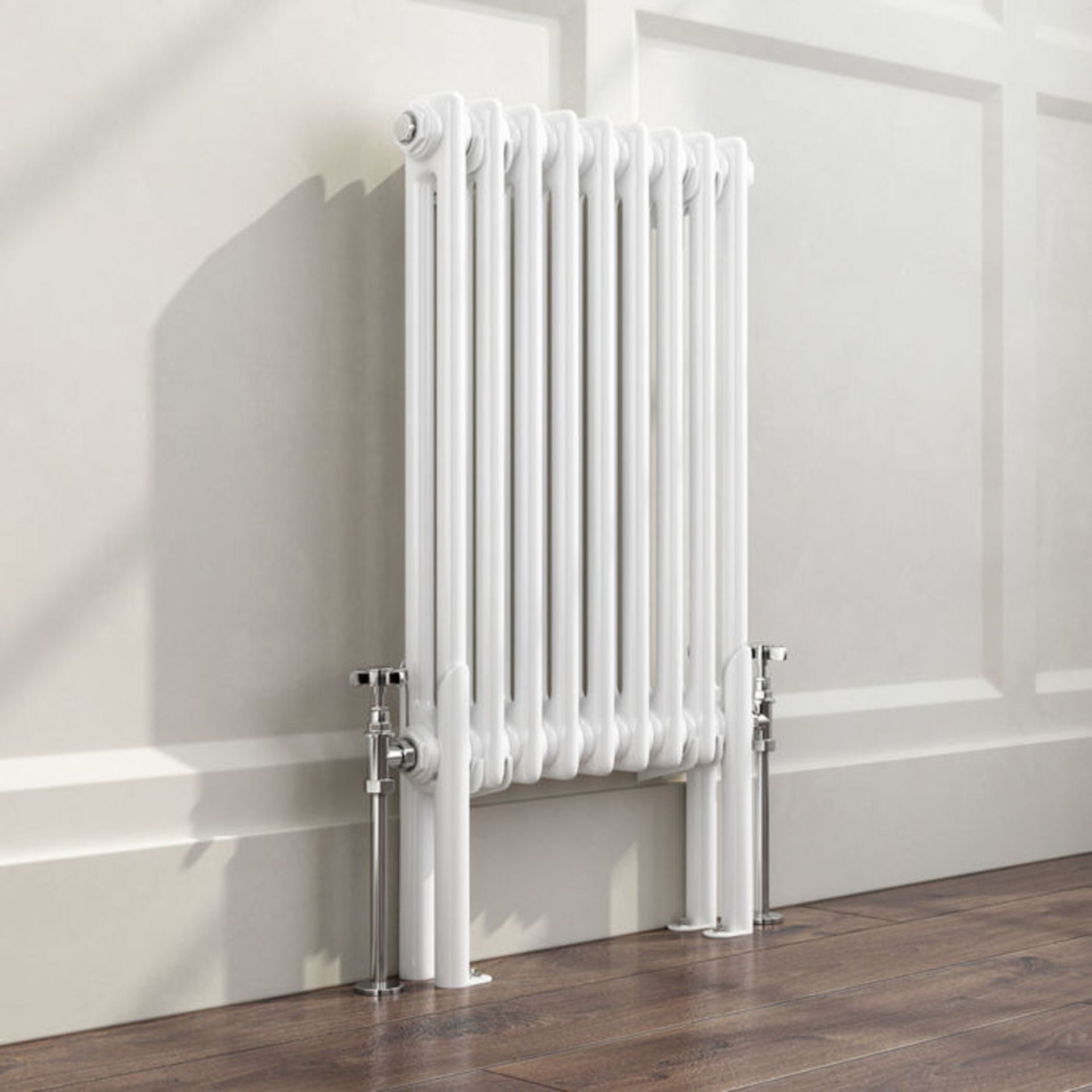 (MQ21) 600x420mm White Double Panel Horizontal Colosseum Traditional Radiator. RRP £329.99. Fo... - Image 3 of 4