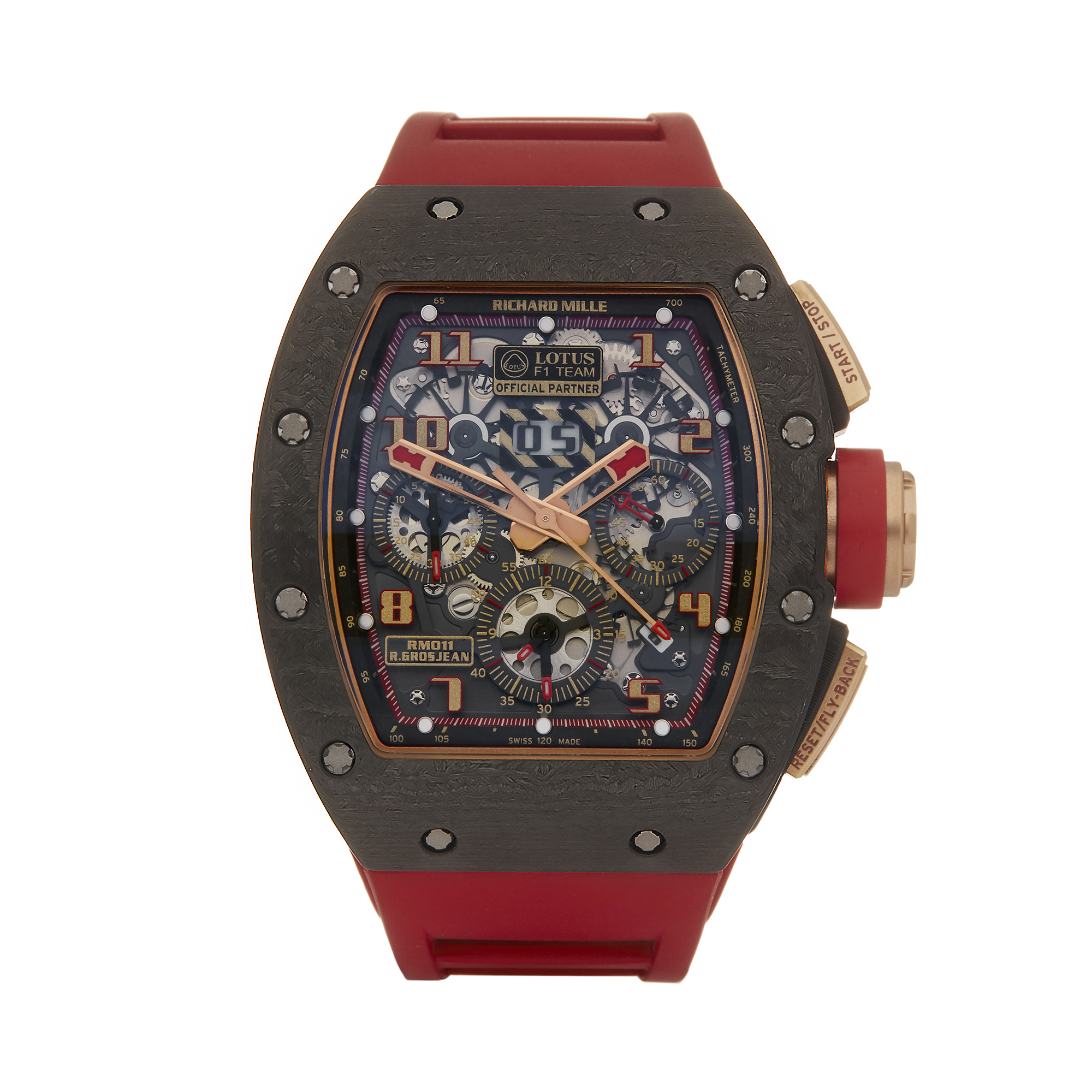 2015 Richard Mille RM011 Lotus F1 18K Rose Gold & Carbon - Rm011