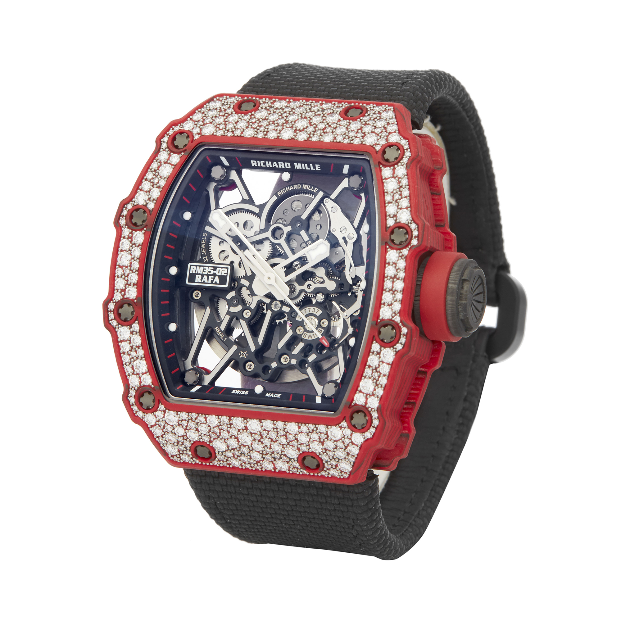 2019 Richard Mille RM35 RM35-02 Rafa Diamond Nptp - Image 2 of 7