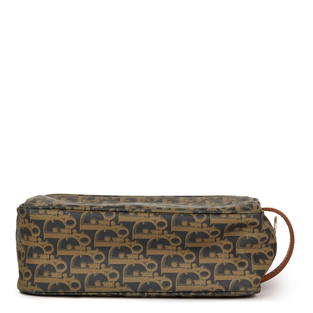 Brown Monogram Coated Canvas Pouch - Image 7 of 10