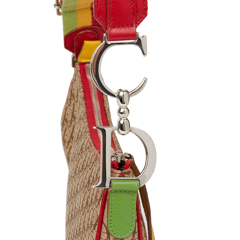 Brown Monogram Canvas Rasta Saddle Bag - Image 7 of 10