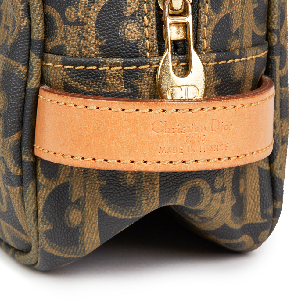 Brown Monogram Coated Canvas Pouch - Image 6 of 10