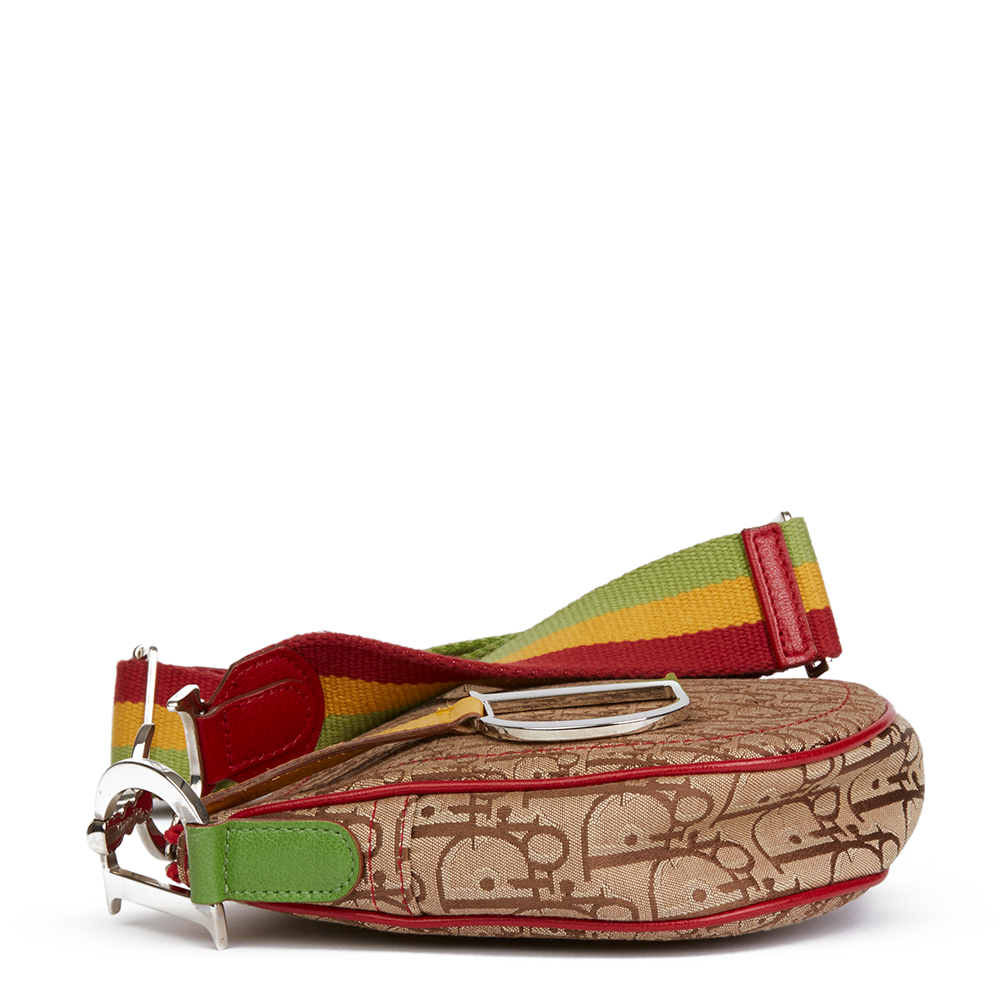 Brown Monogram Canvas Rasta Saddle Bag - Image 10 of 10