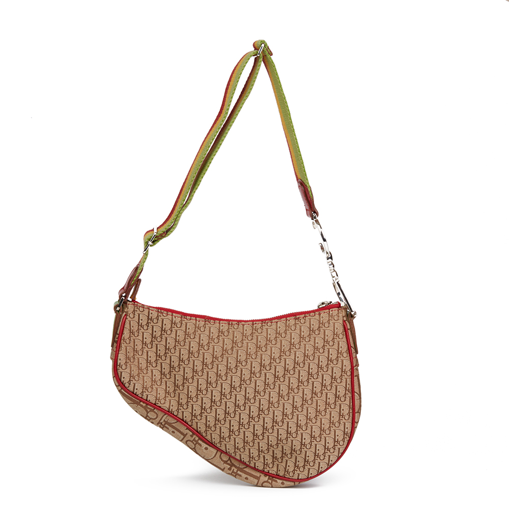 Brown Monogram Canvas Rasta Saddle Bag - Image 4 of 10