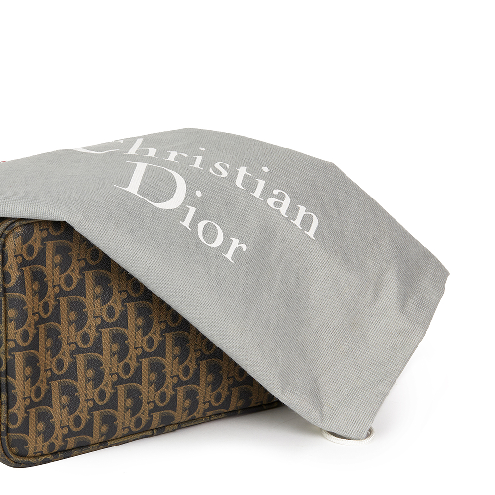 Brown Monogram Coated Canvas Pouch - Image 3 of 10