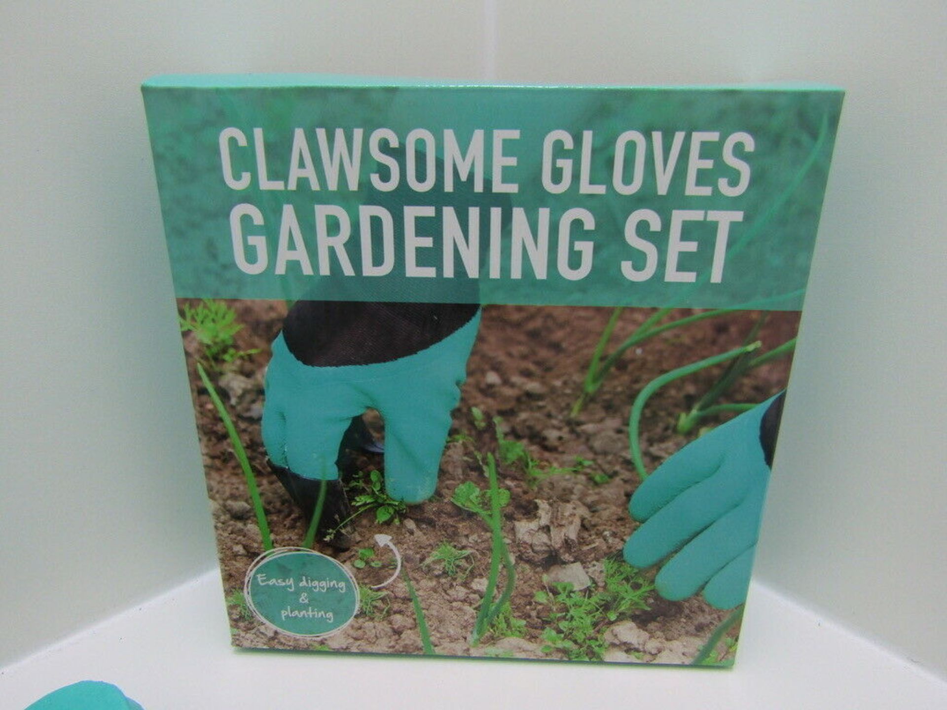 4x Digging Gloves. Gardeners Claw Finger Gloves and Knee Pad Set. - Image 6 of 8