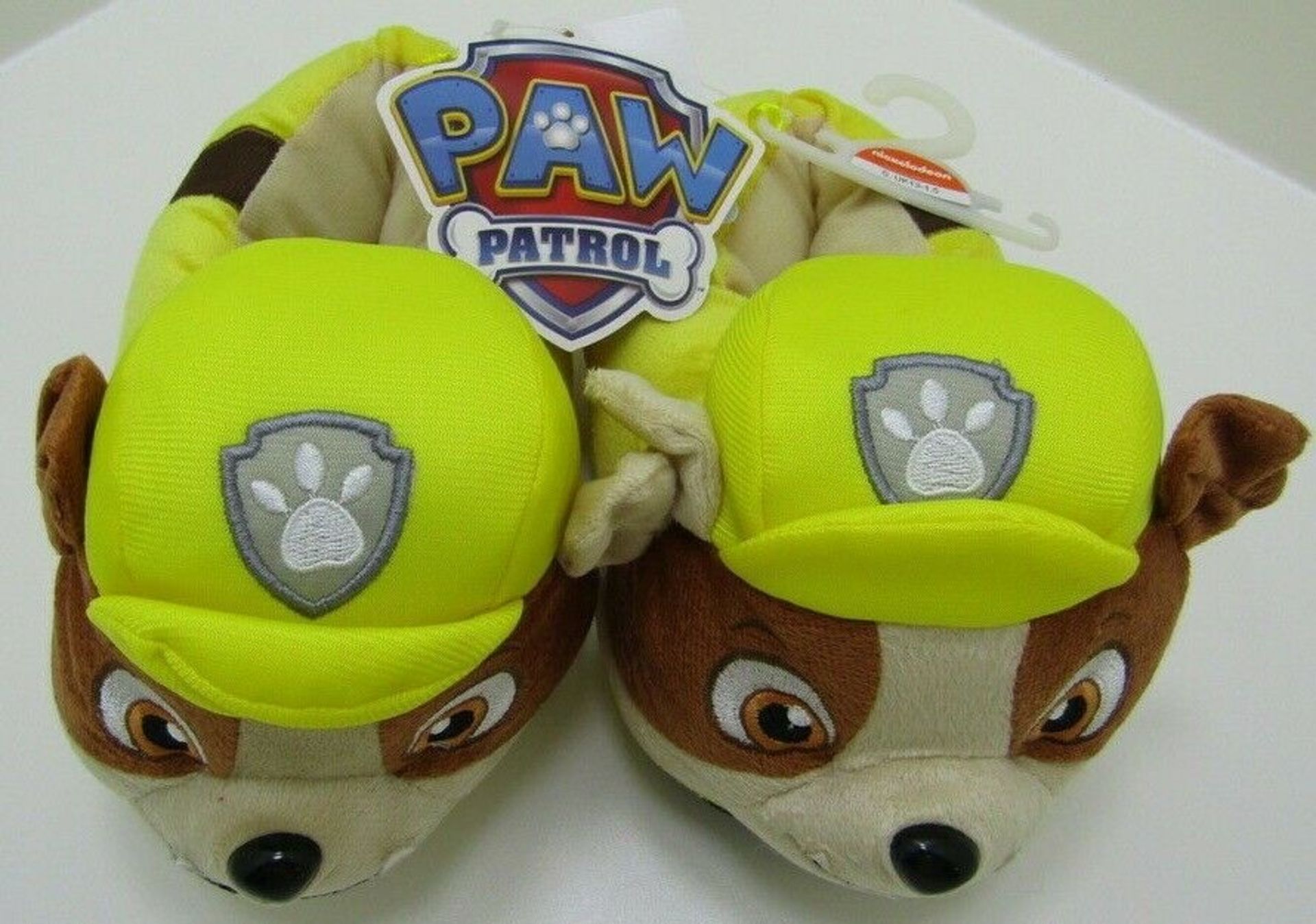 Paw Patrol Rubble 3D Slippers. Toddler size. Official Nickelodeon. UK 13-1.5