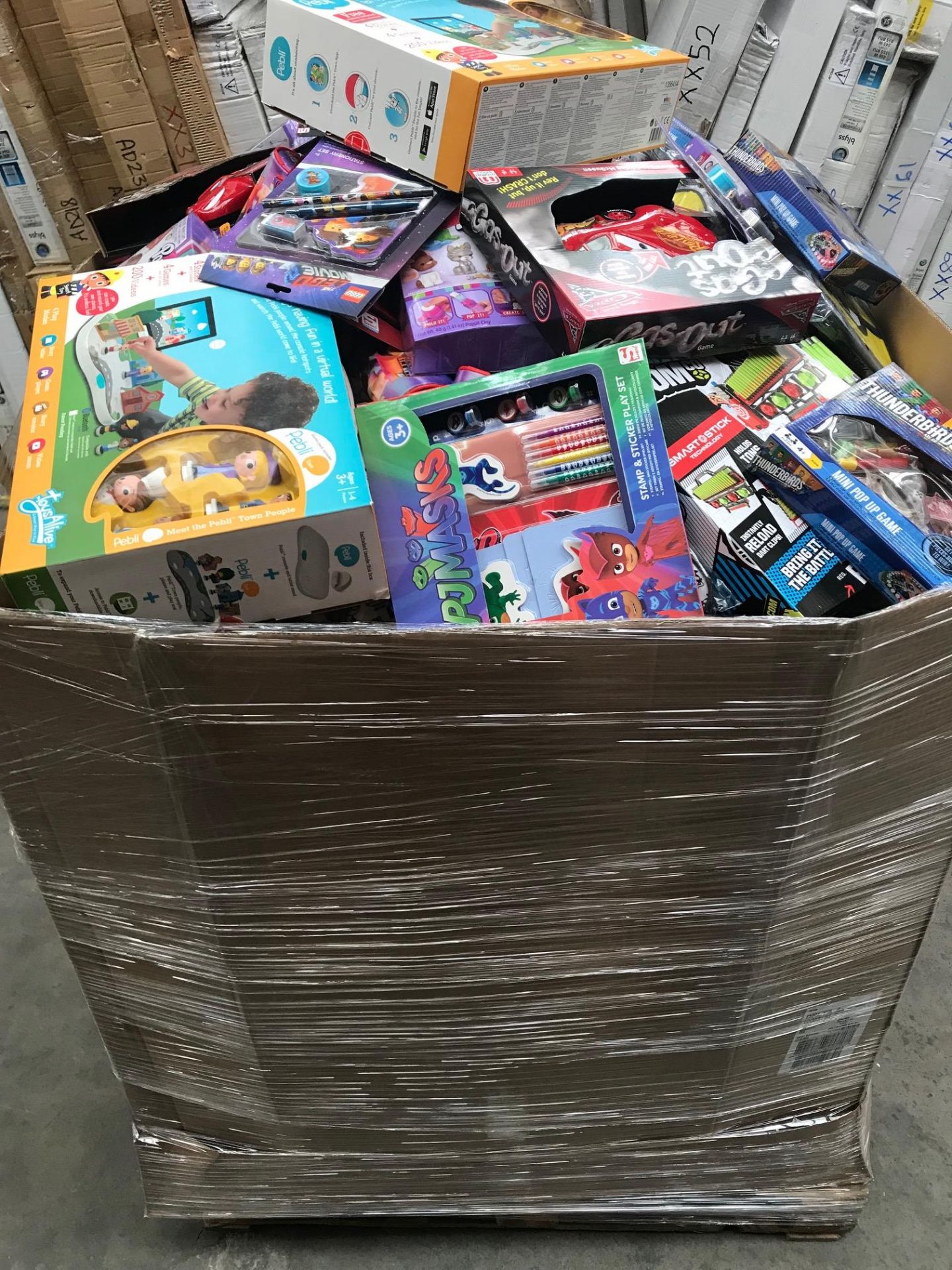 (OS22) Mixed Pallet To Contain 952 New Items To Include: Disney Pixar Cars Gas Out Game D...