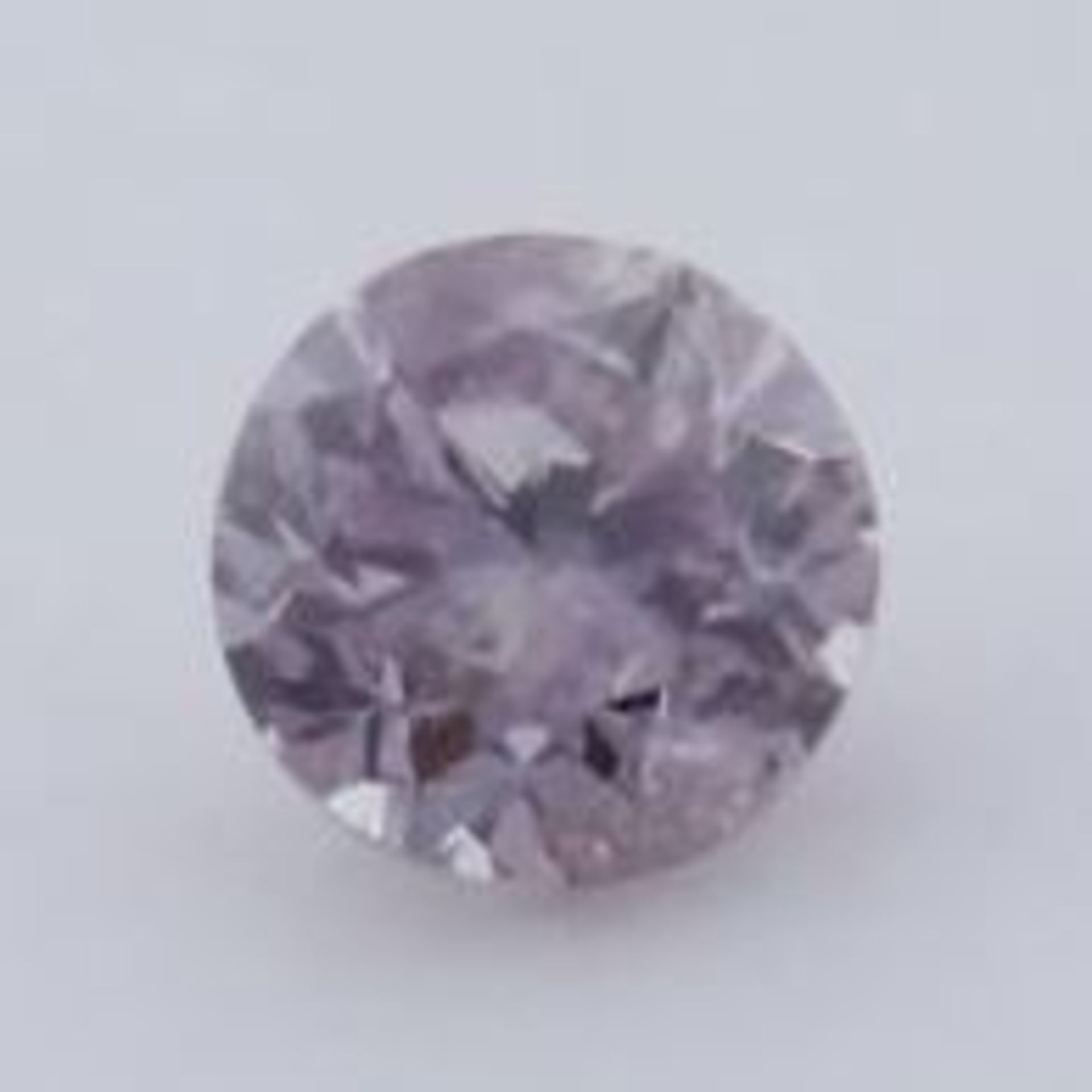 IGI Cert. 0.04ct. Fancy Purplish Pink Diamond Untreated