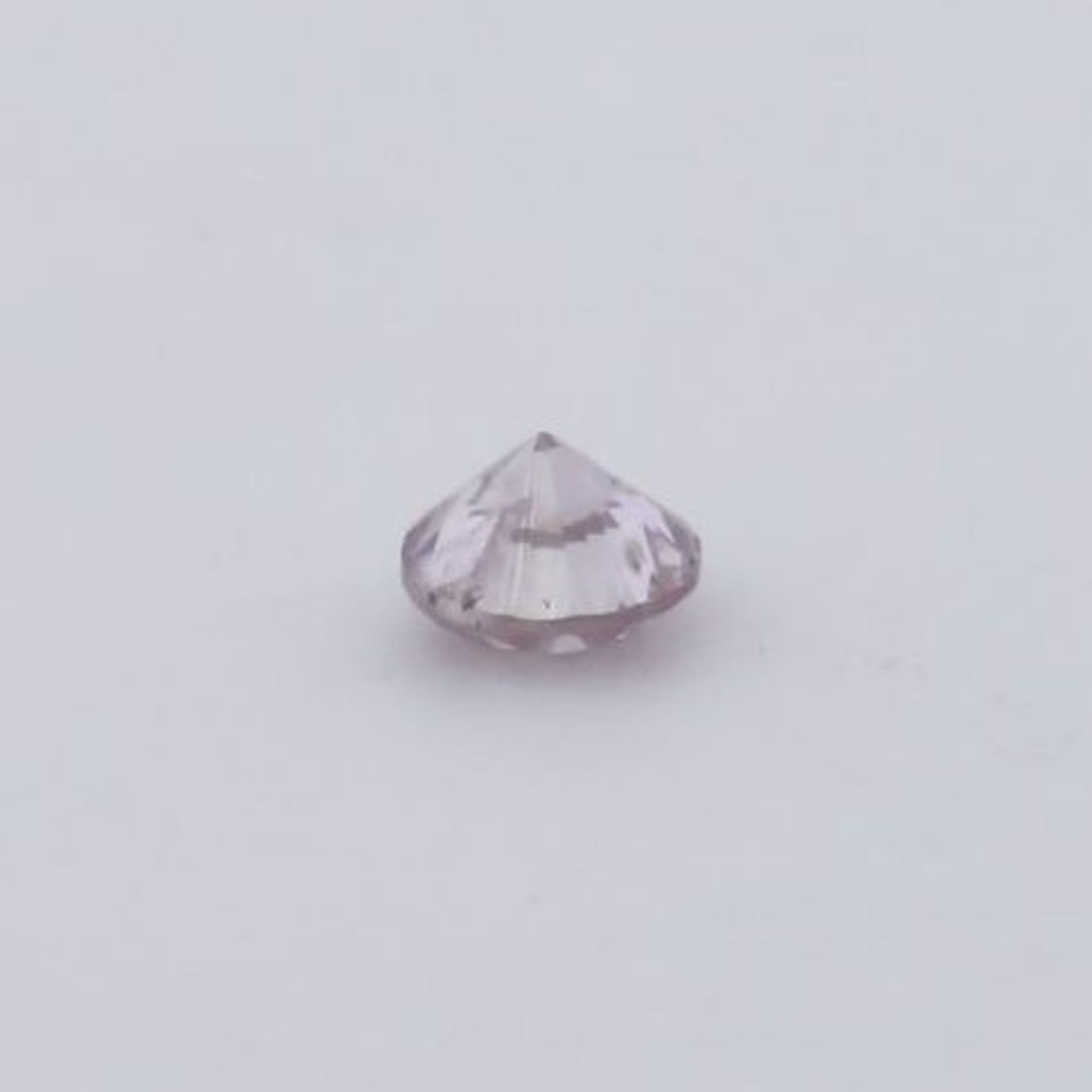 IGI Cert. 0.04ct. Fancy Purplish Pink Diamond Untreated - Image 3 of 4