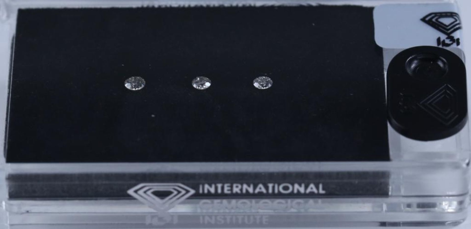 IGI Sealed 0.25 ct. Diamond "D-Box" - K-L UNTREATED - Image 3 of 3
