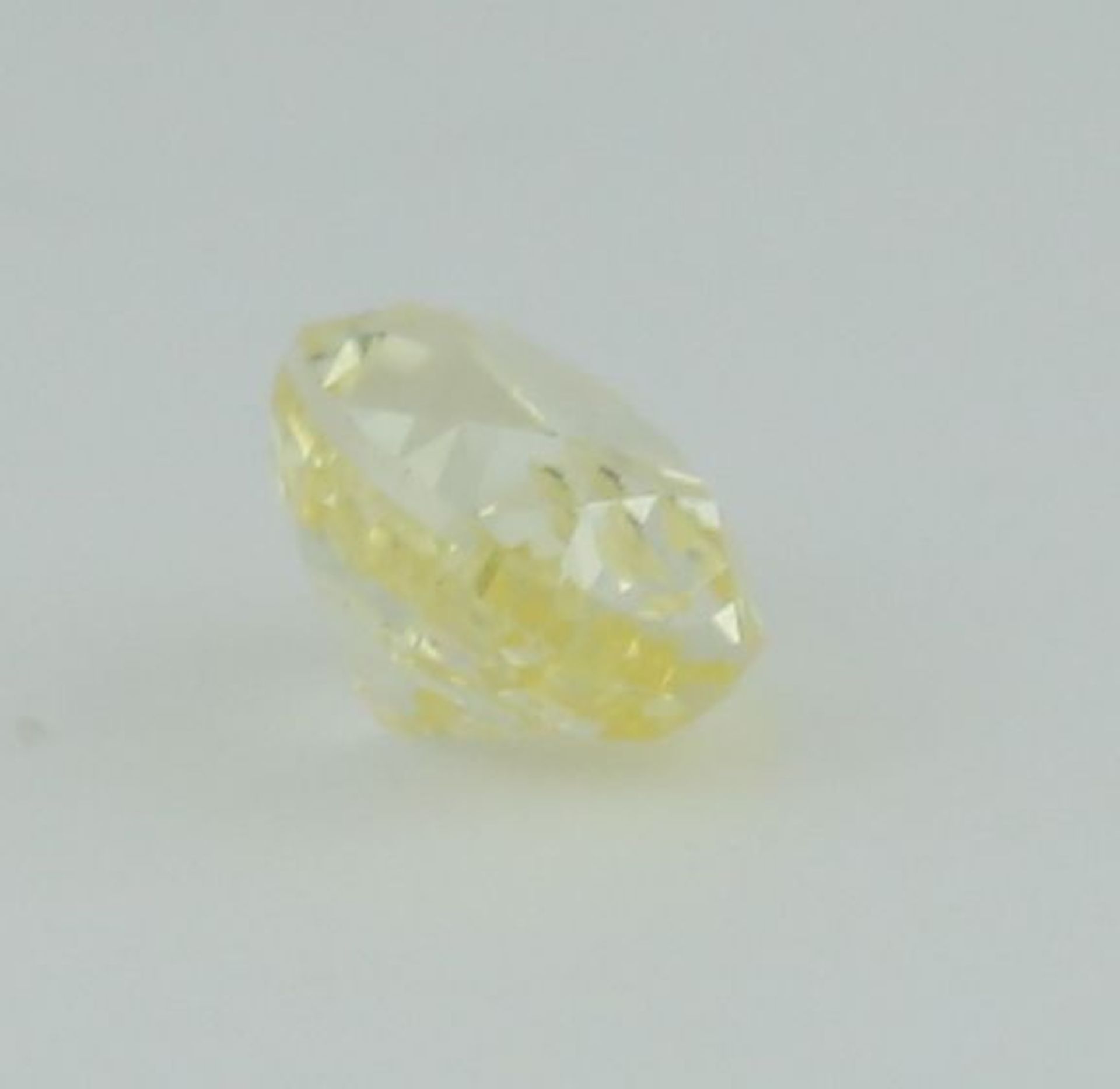 IGI Cert. 0.44 ct. Diamond Fancy Yellow SI 2 UNTREATED - Image 6 of 7