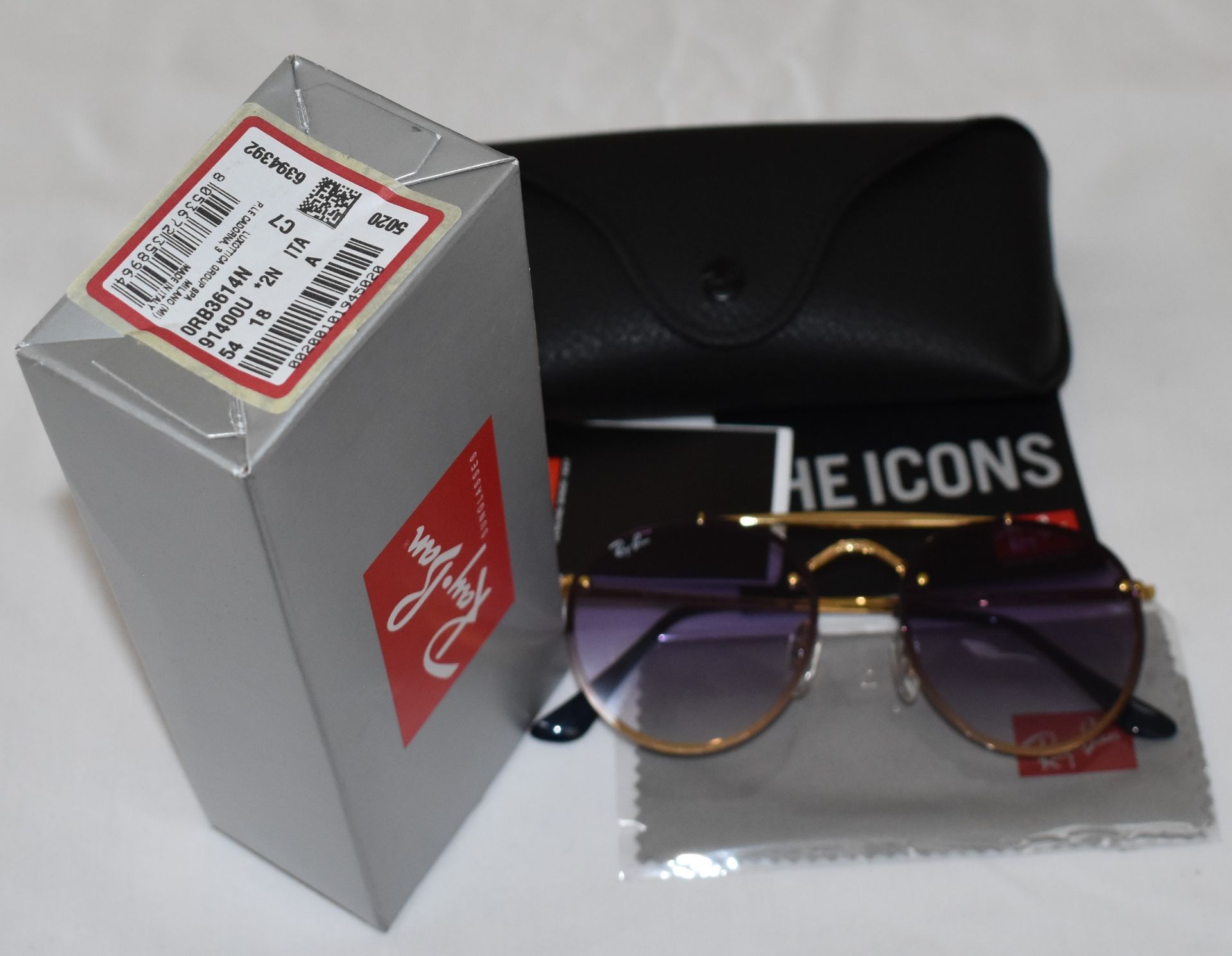 Ray Ban Sunglasses ORB3614N 91400U - Image 2 of 2