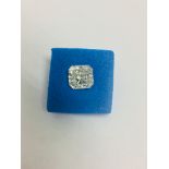 1.07ct square Radiant cut diamond