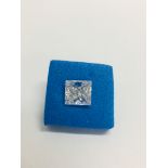 0.97ct Princess cut natural Diamond