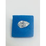 0.87ct pearshape colour