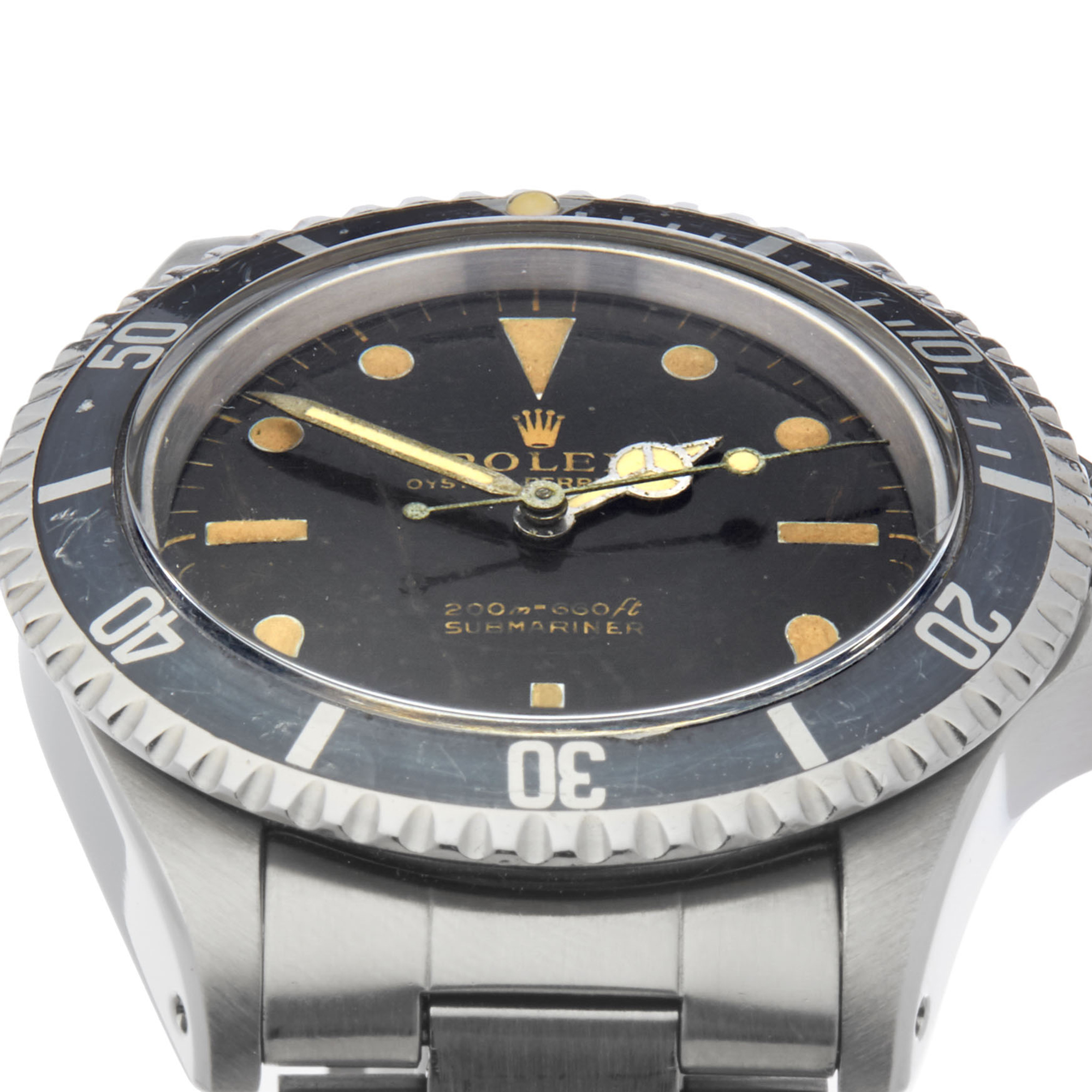 1965 Rolex Submariner Non date Gilt Gloss Meters First Stainless Steel - 5513 - Image 3 of 12