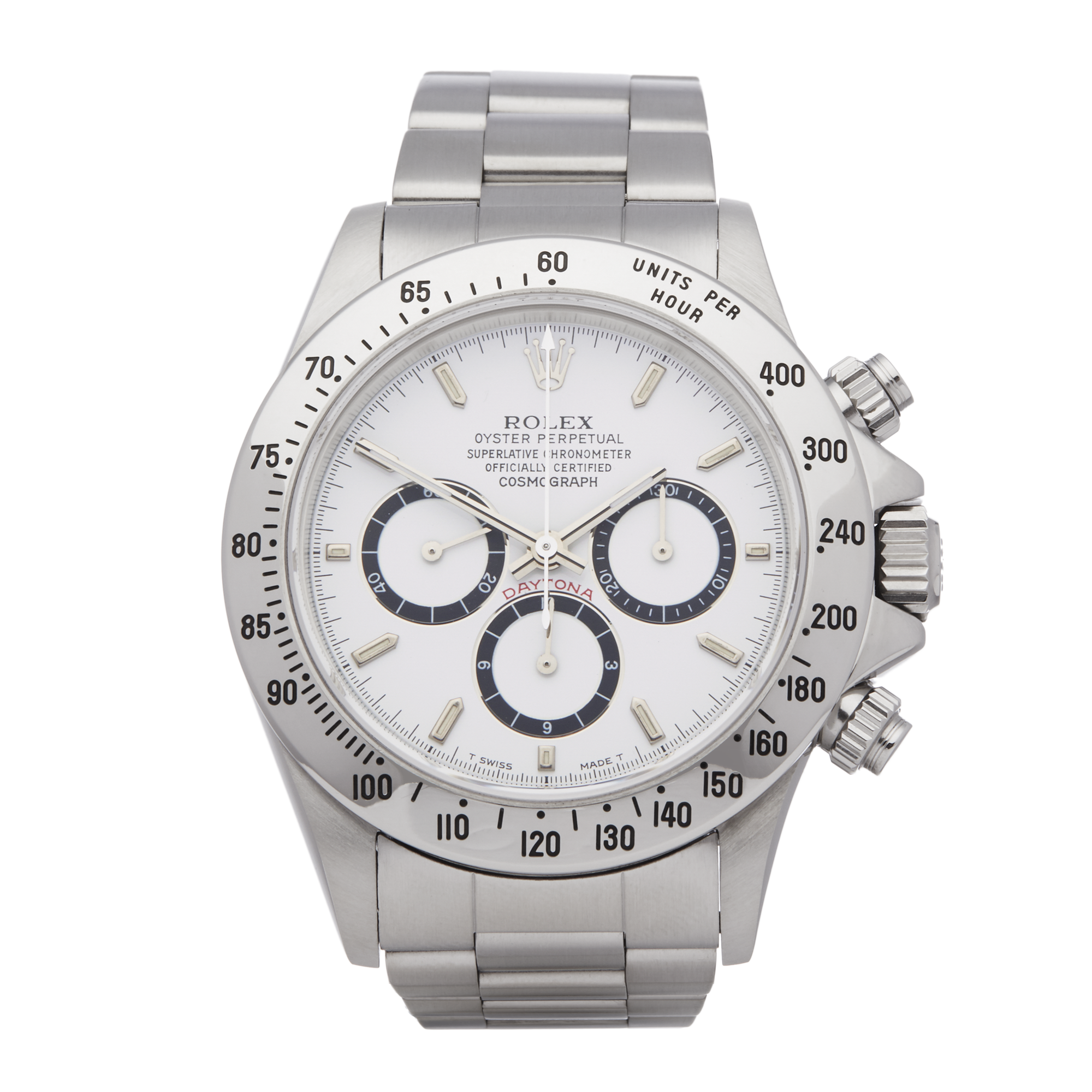 1991 Rolex Daytona Zenith Inverted 6 Chronograph Stainless Steel - 16520