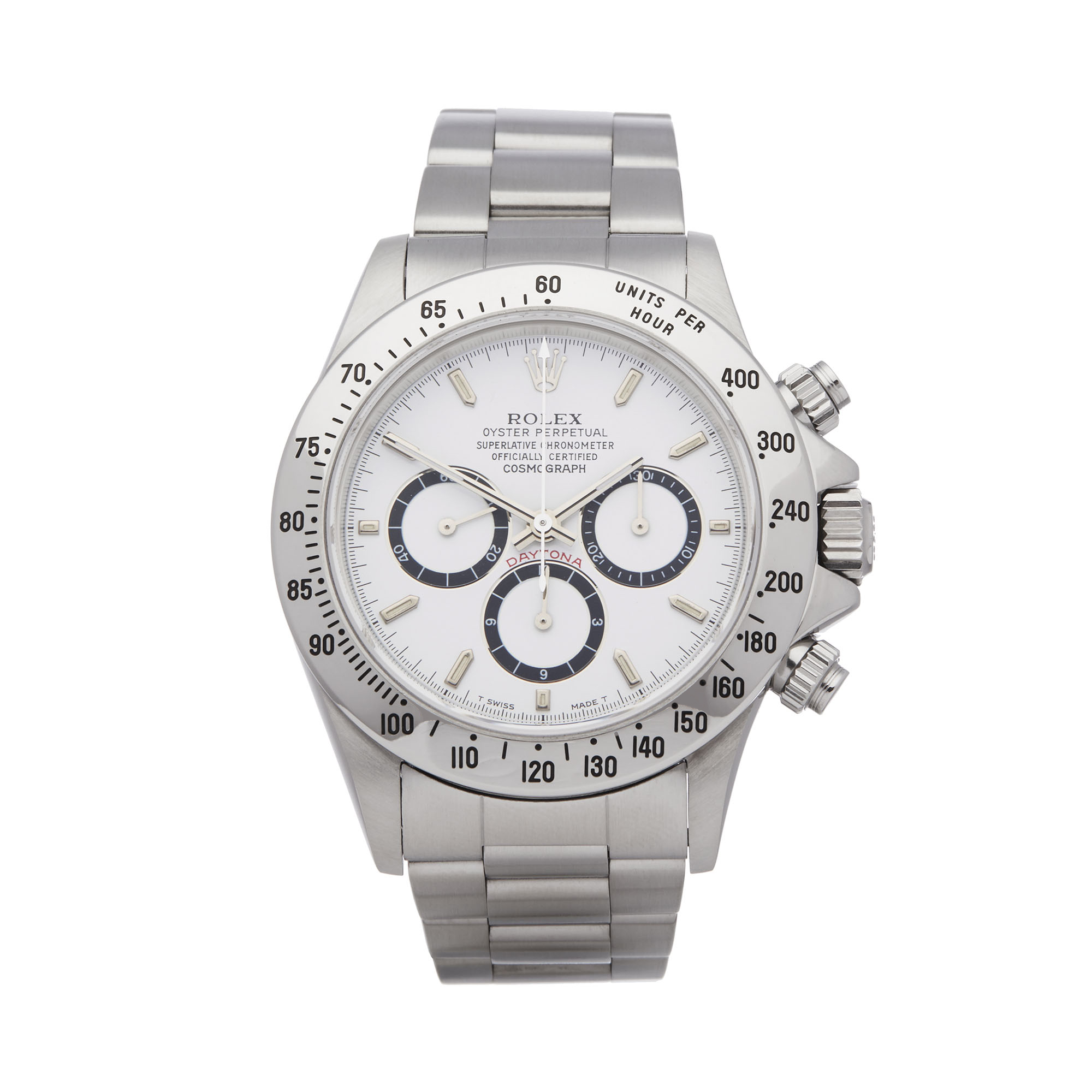 1991 Rolex Daytona Zenith Inverted 6 Chronograph Stainless Steel - 16520 - Image 9 of 9