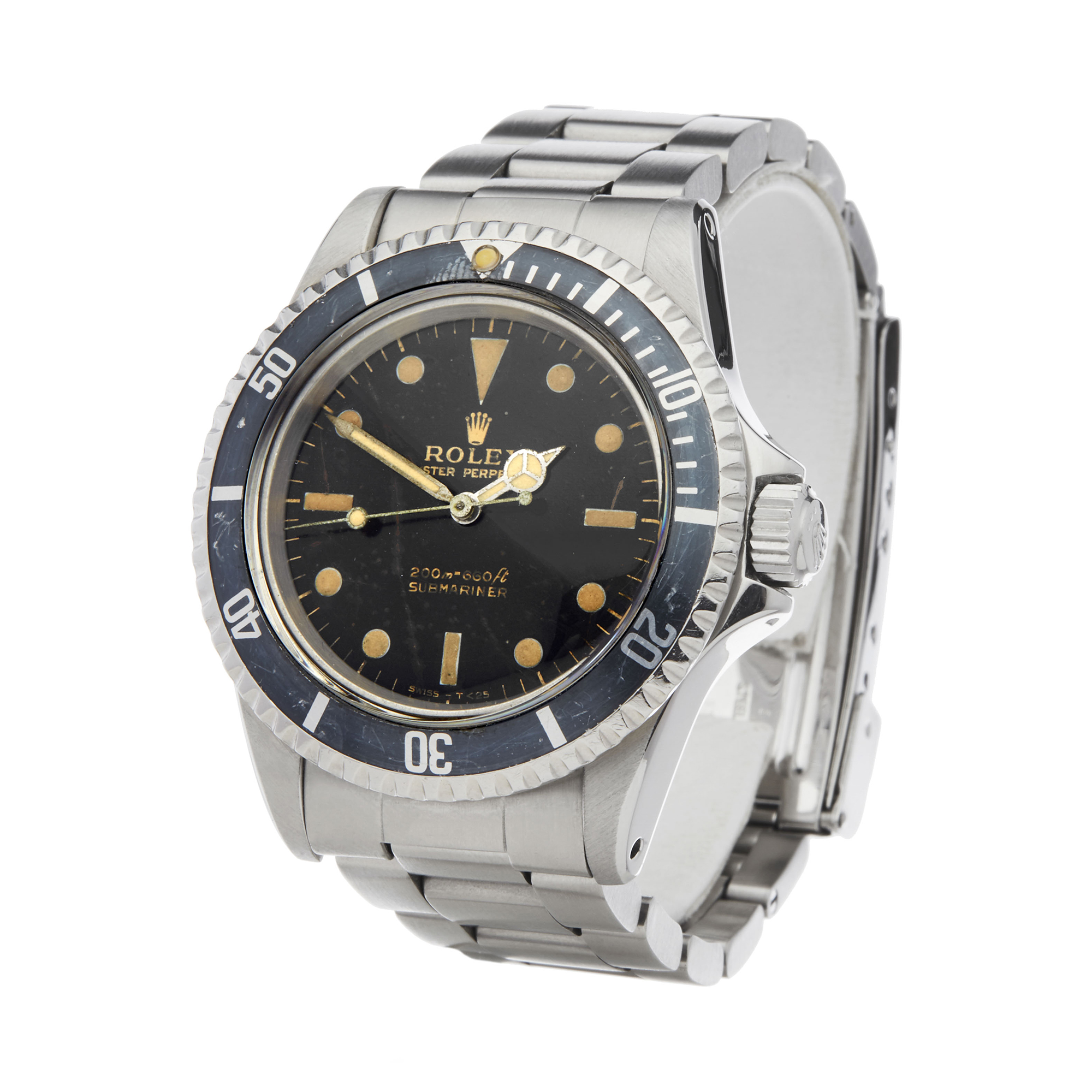 1965 Rolex Submariner Non date Gilt Gloss Meters First Stainless Steel - 5513 - Image 12 of 12