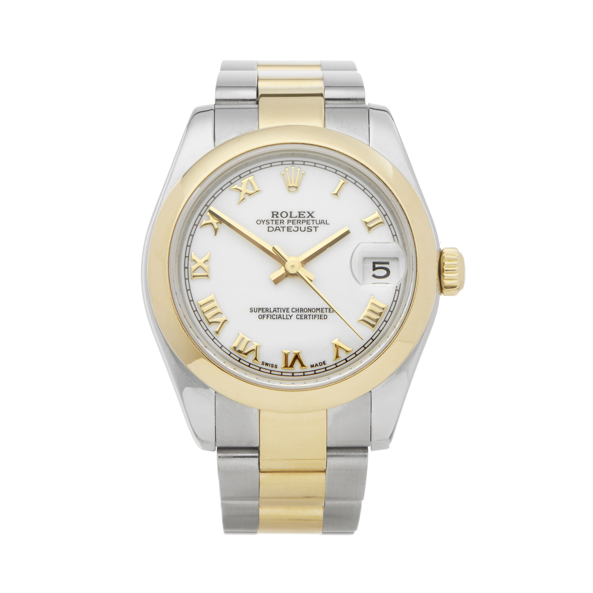 2006 Rolex DateJust 31 Stainless Steel & Yellow Gold - 178243 - Image 9 of 9