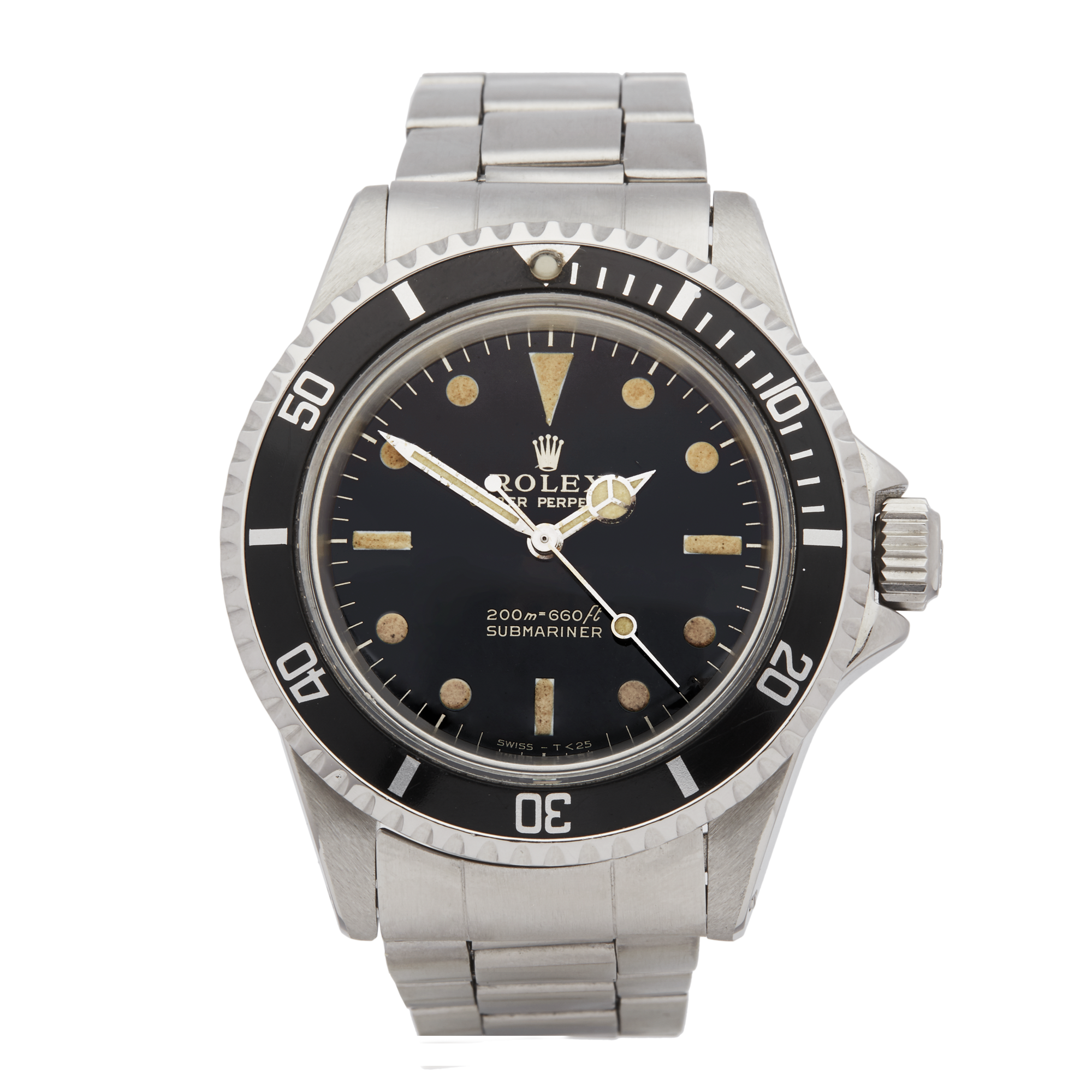 1967 Rolex Submariner Non Date Gilt Gloss Stainless Steel - 5513