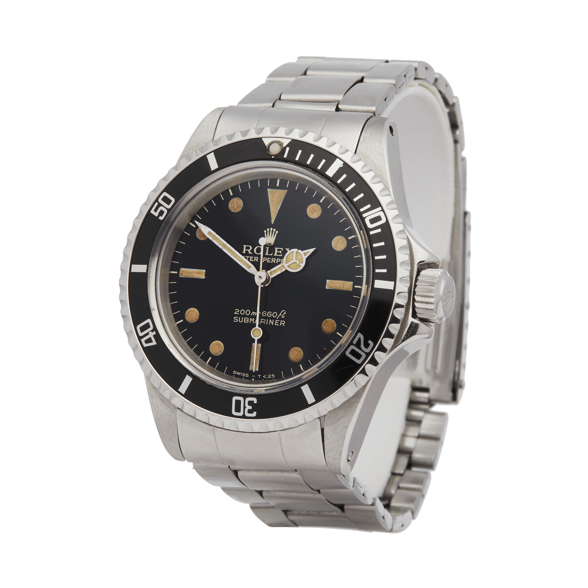 1967 Rolex Submariner Non Date Gilt Gloss Stainless Steel - 5513 - Image 9 of 9