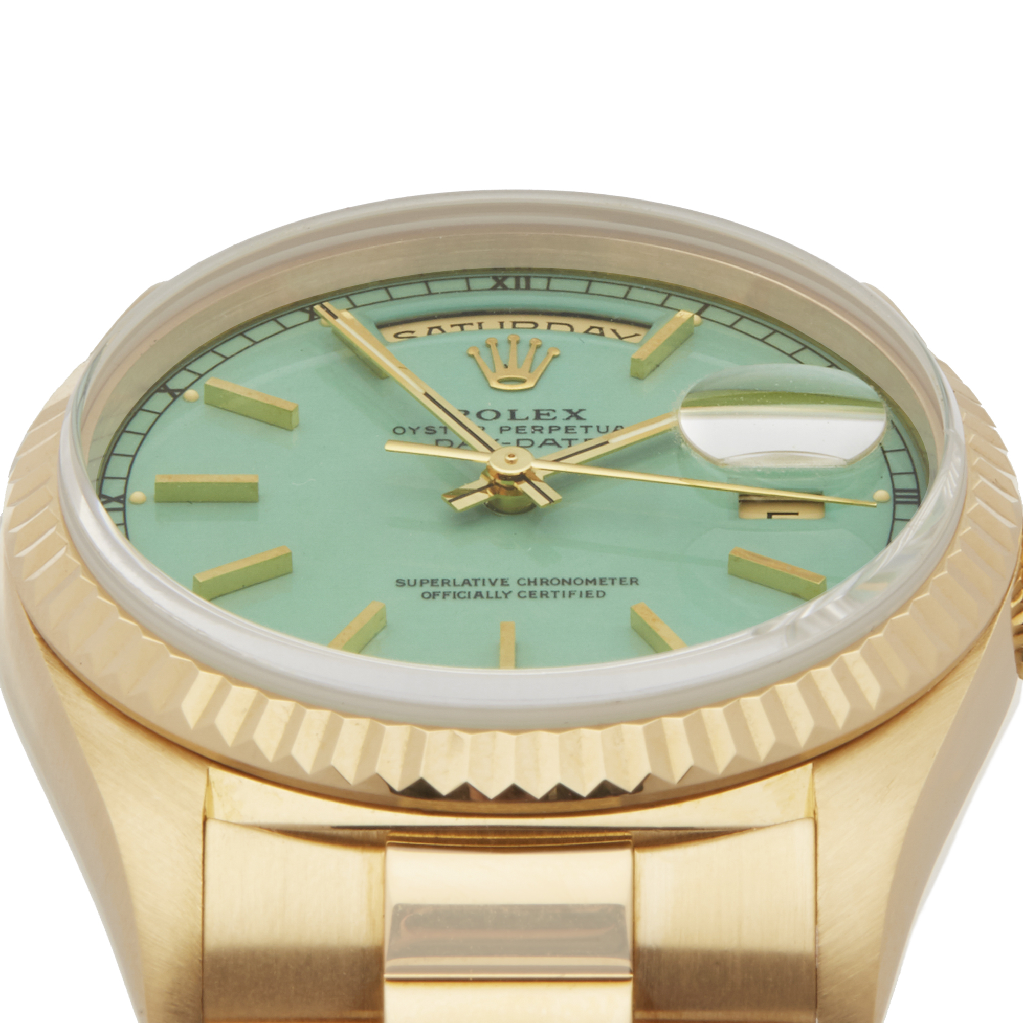 1995 Rolex Day-Date 36 Stella Dial 18k Yellow Gold - 18238 - Image 13 of 14