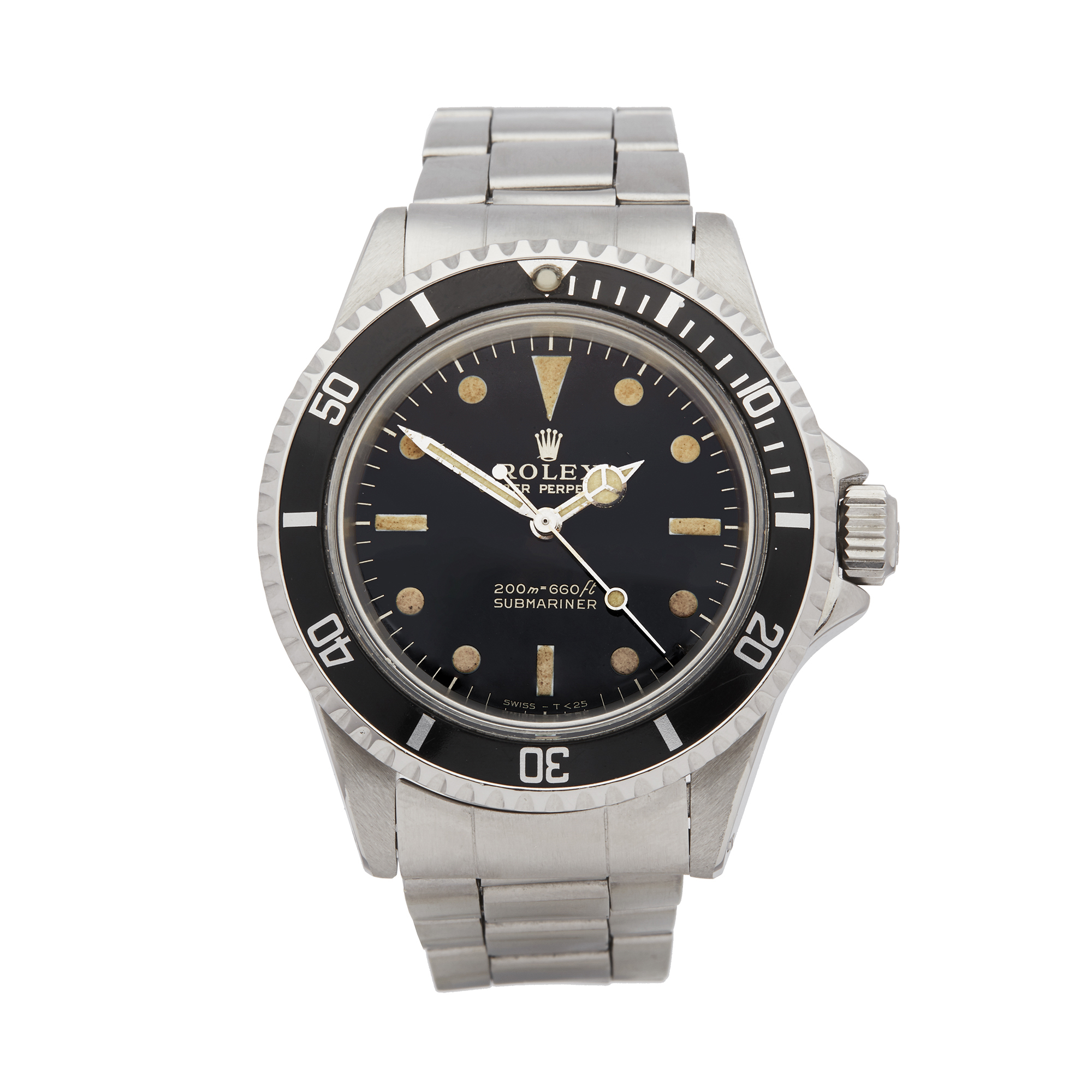 1967 Rolex Submariner Non Date Gilt Gloss Stainless Steel - 5513 - Image 6 of 9