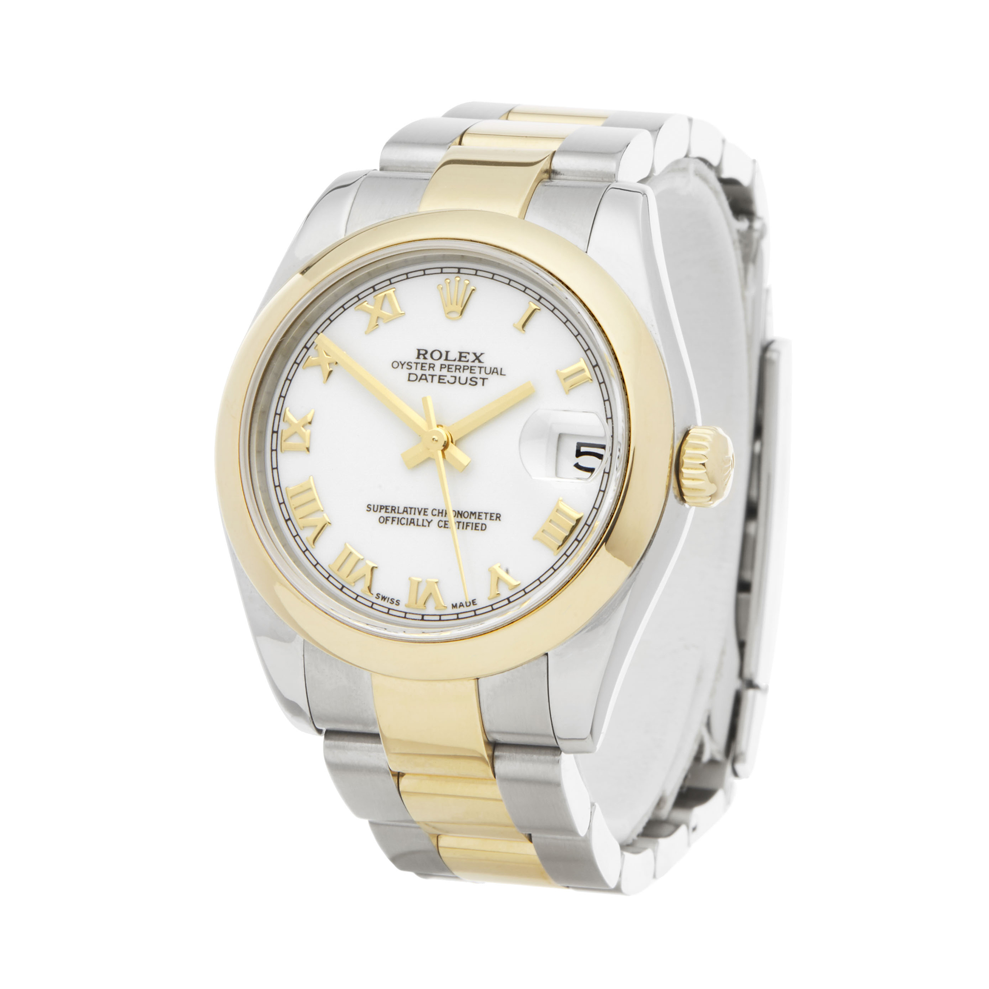 2006 Rolex DateJust 31 Stainless Steel & Yellow Gold - 178243 - Image 8 of 9