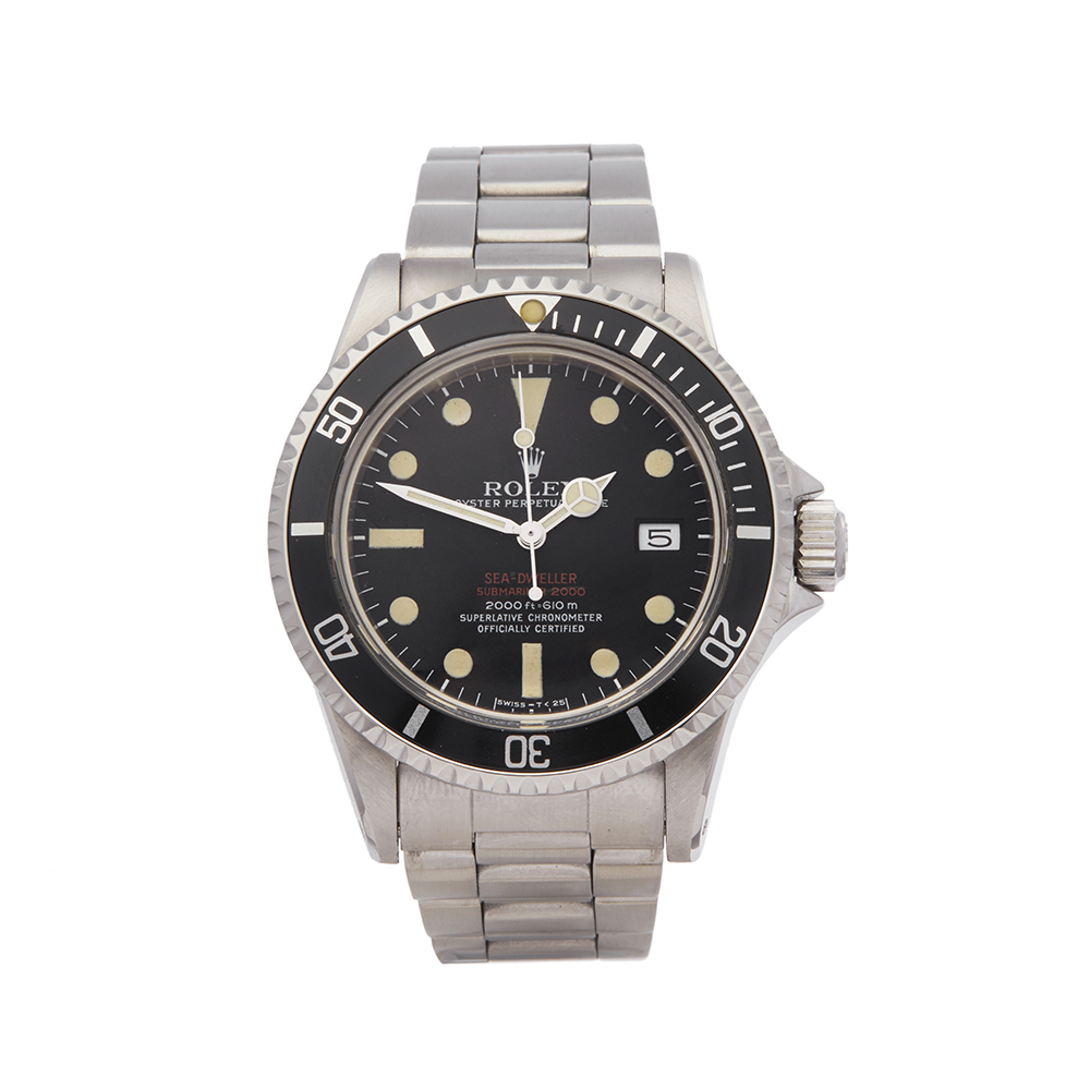 1973 Rolex Sea-Dweller Double Red Drsd Stainless Steel - 1665