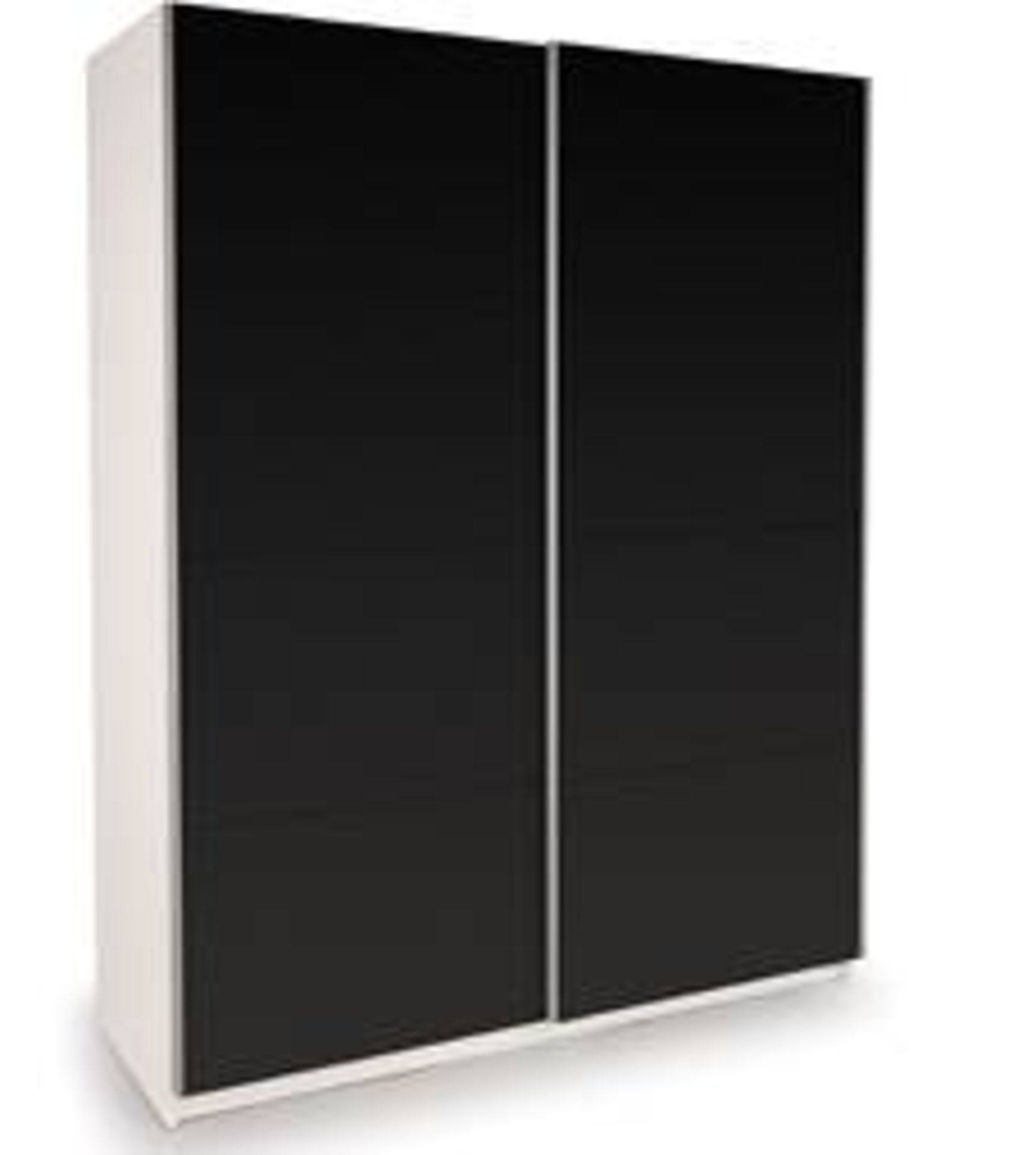 Black high gloss sliding doors