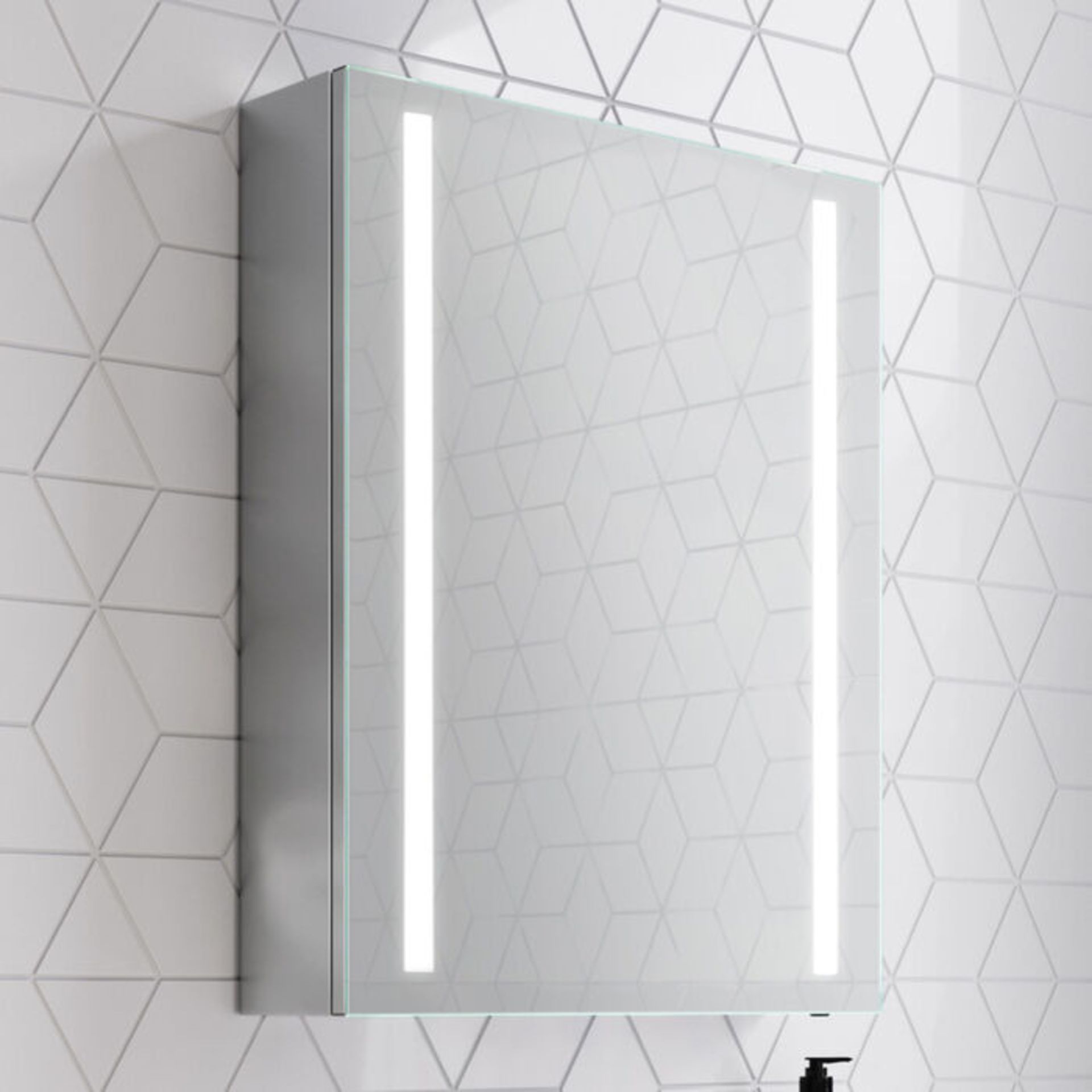 (RK2) 500x650mm Dawn Illuminated LED Mirror Cabinet. Energy efficient LED lighting, adding a c... - Image 2 of 5
